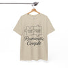 Romantic Couple Puzzle Custom Heavy Cotton Tee