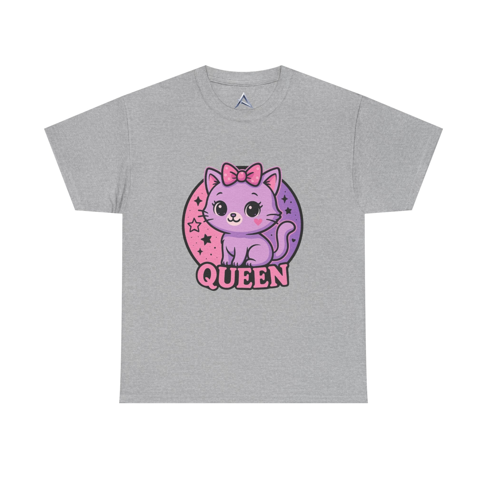 Cute Cat Queen Unisex Heavy Cotton Tee