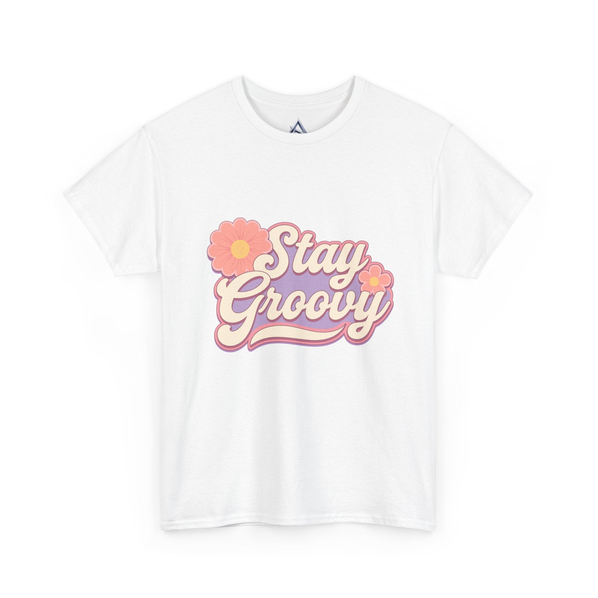 Stay Groovy Retro Unisex Heavy Cotton Tee