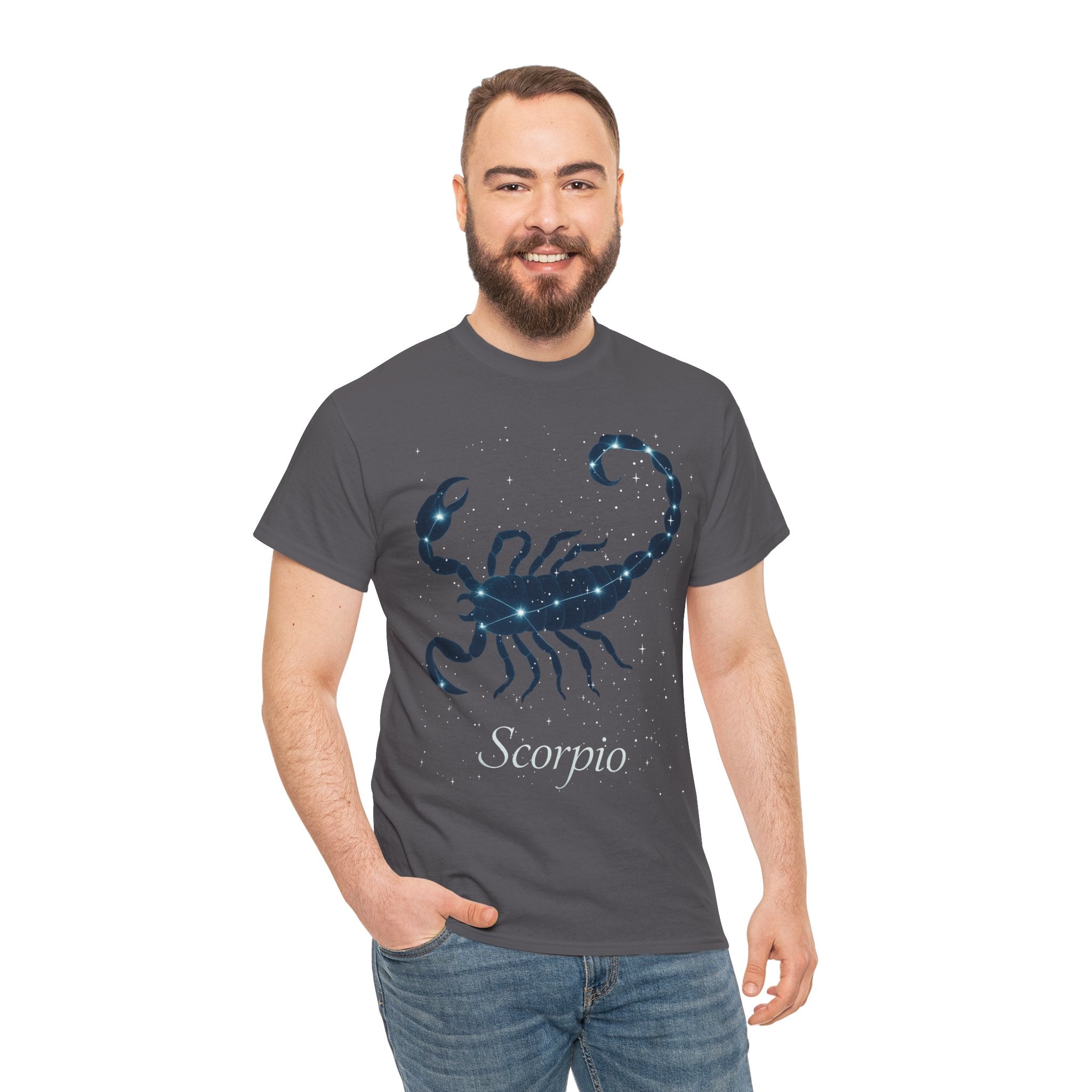 Scorpio Astrology Unisex Heavy Cotton Tee