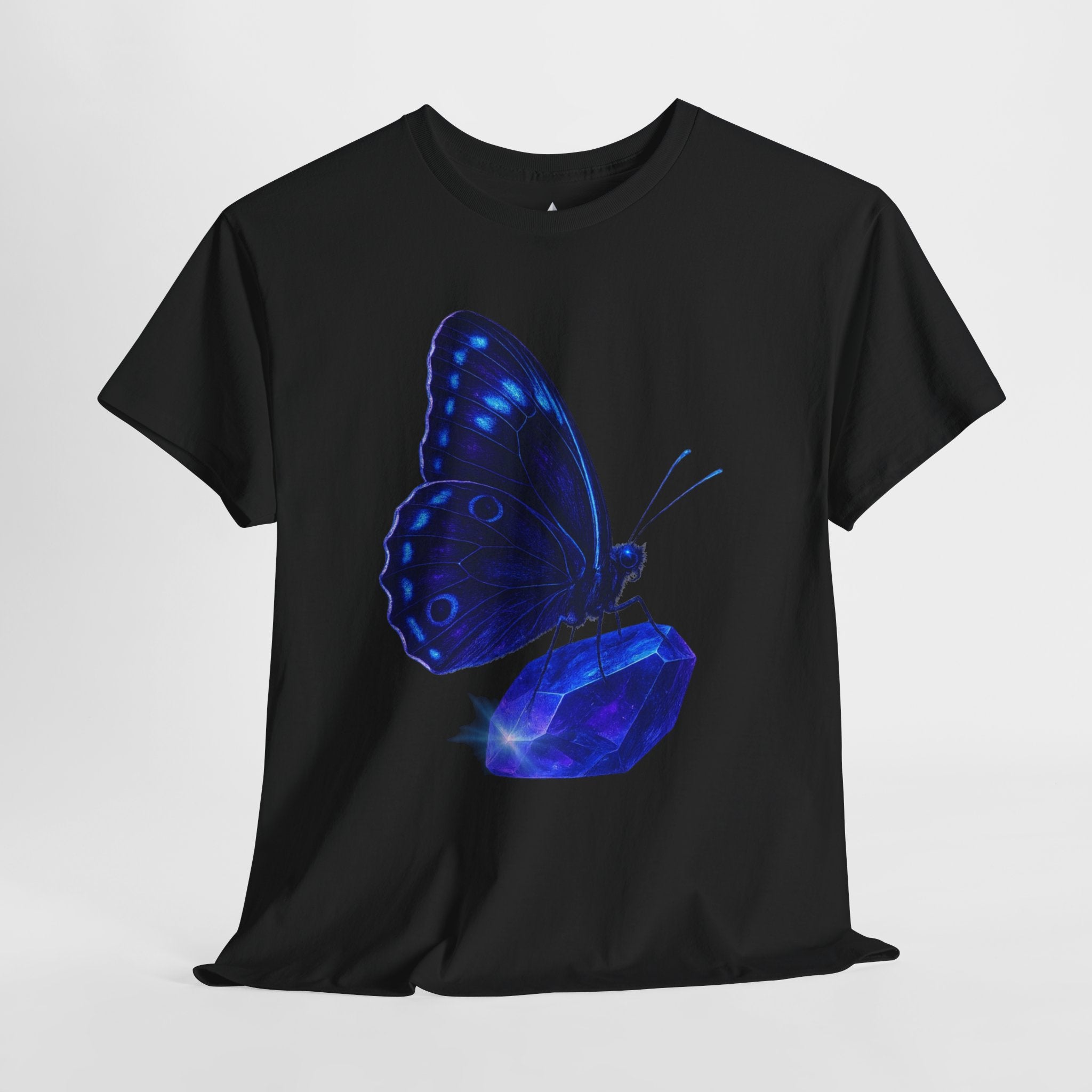 Blue Butterfly Graphic Heavy Cotton Tee