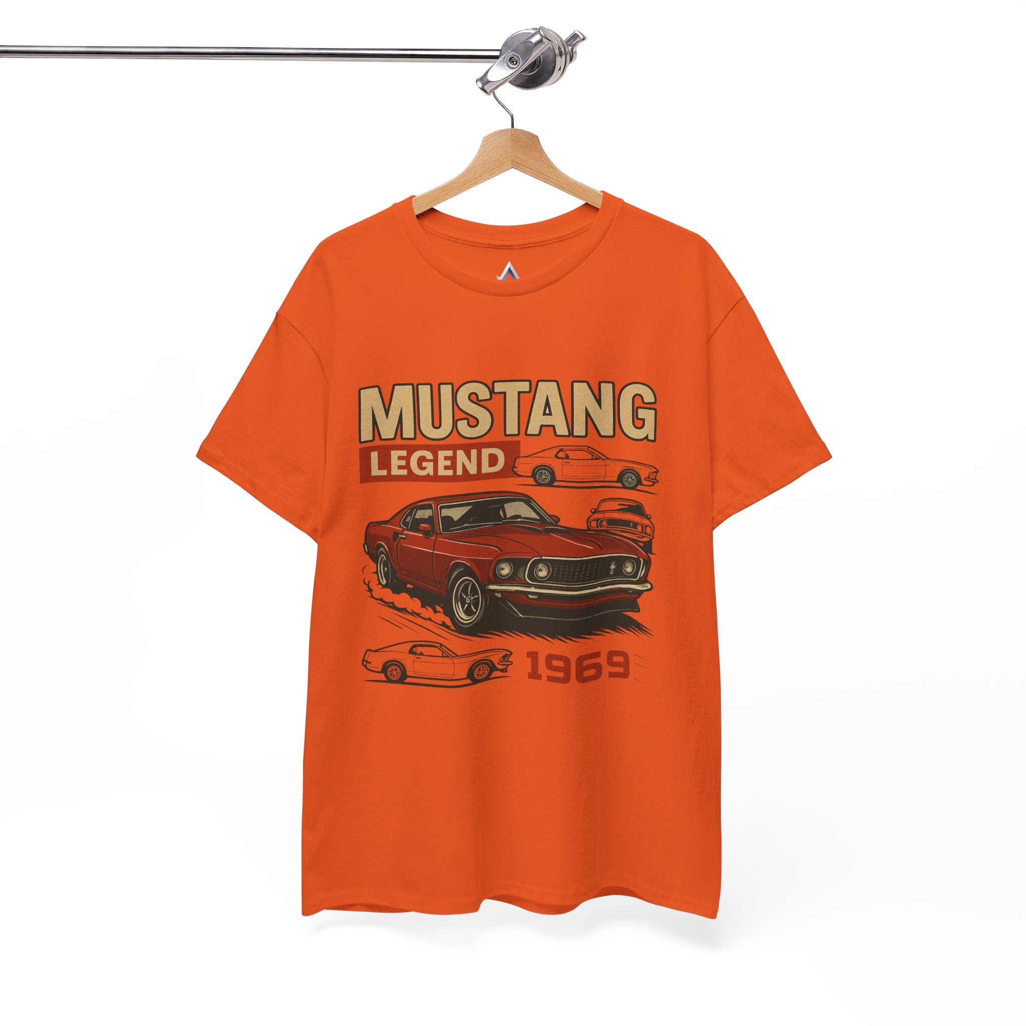 1969 Mustang Legend Unisex Heavy Cotton Tee