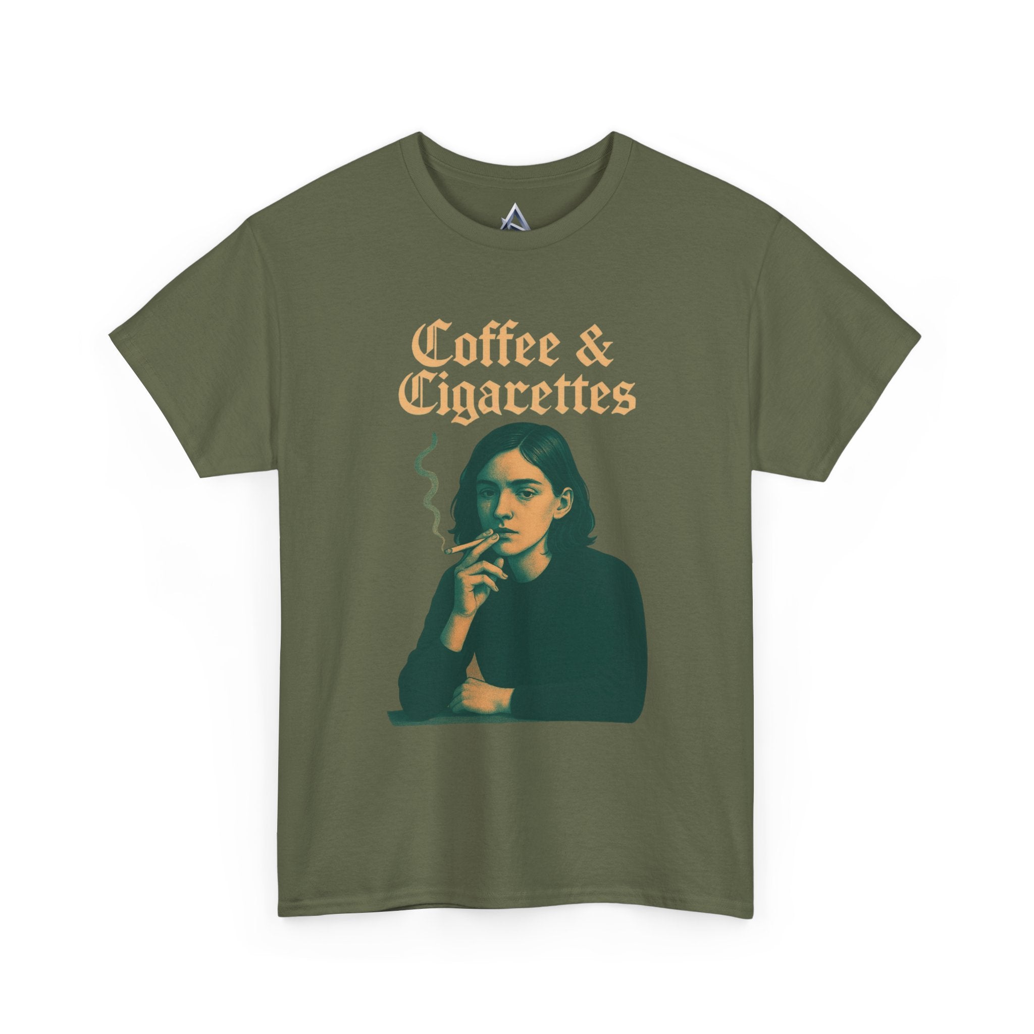 Chic Coffee & Cigarettes Heavy Cotton Tee