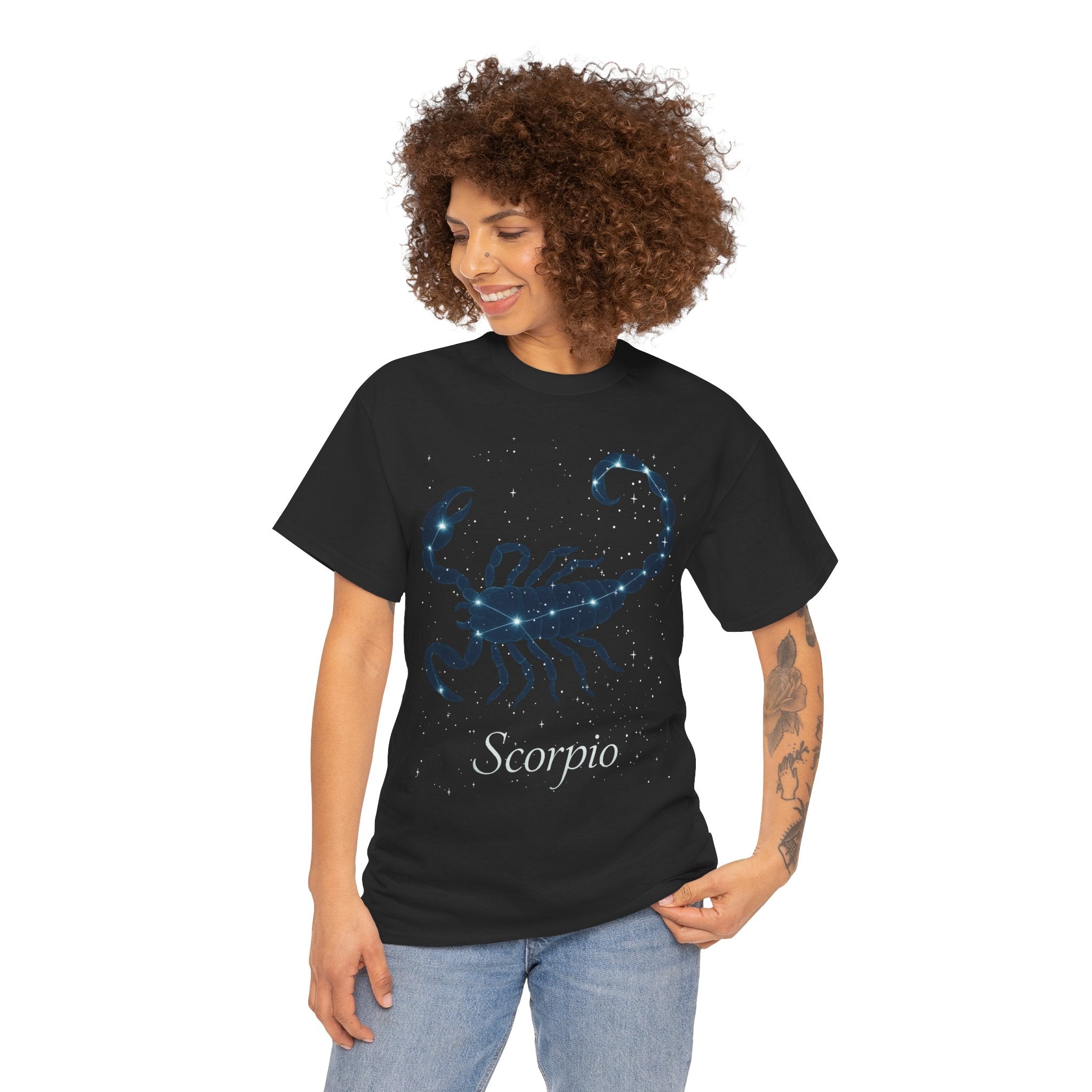 Scorpio Astrology Unisex Heavy Cotton Tee