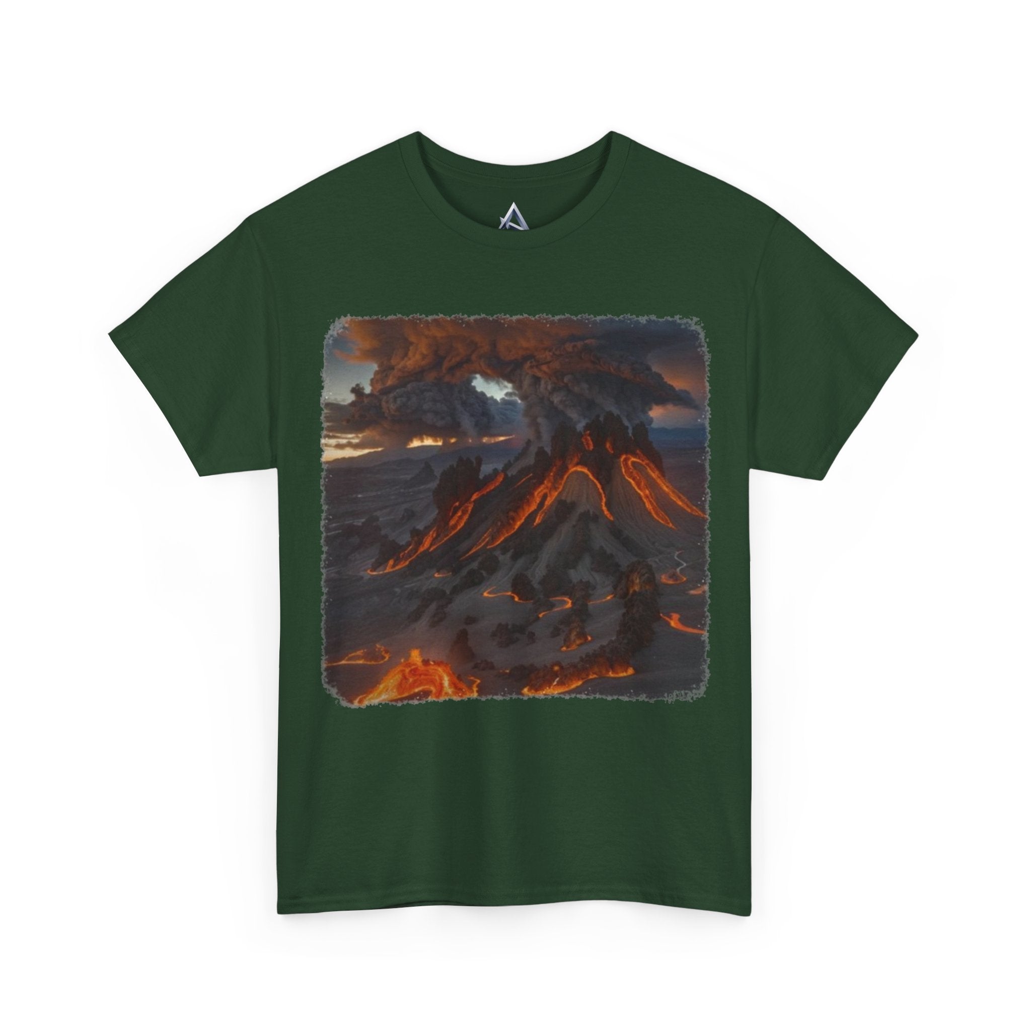 Volcanic Eruption Unisex Heavy Cotton Tee