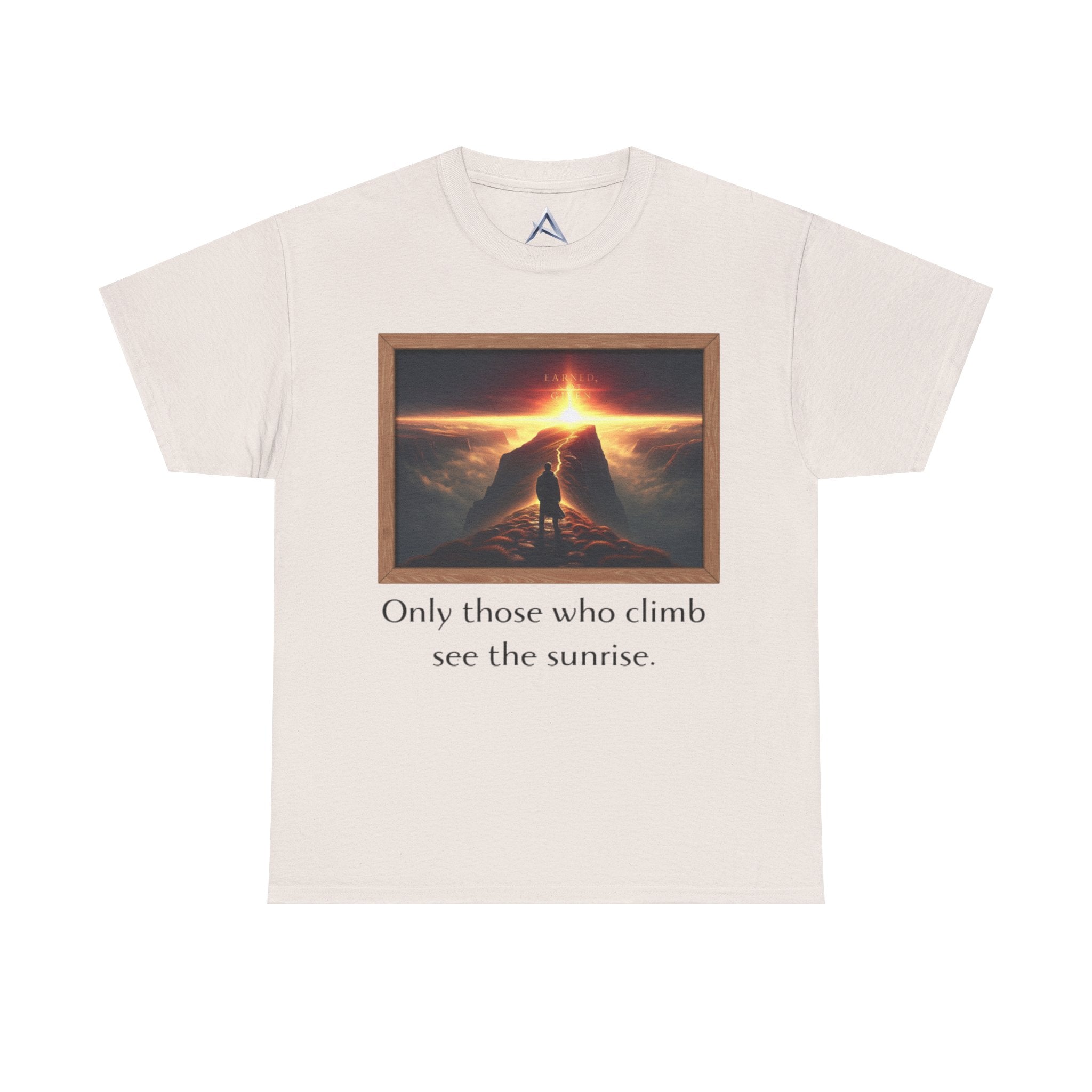 Inspirational Climb Heavy Cotton Tee