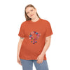 Floral Feminist Empowering Statement Heavy Cotton Custom Tee