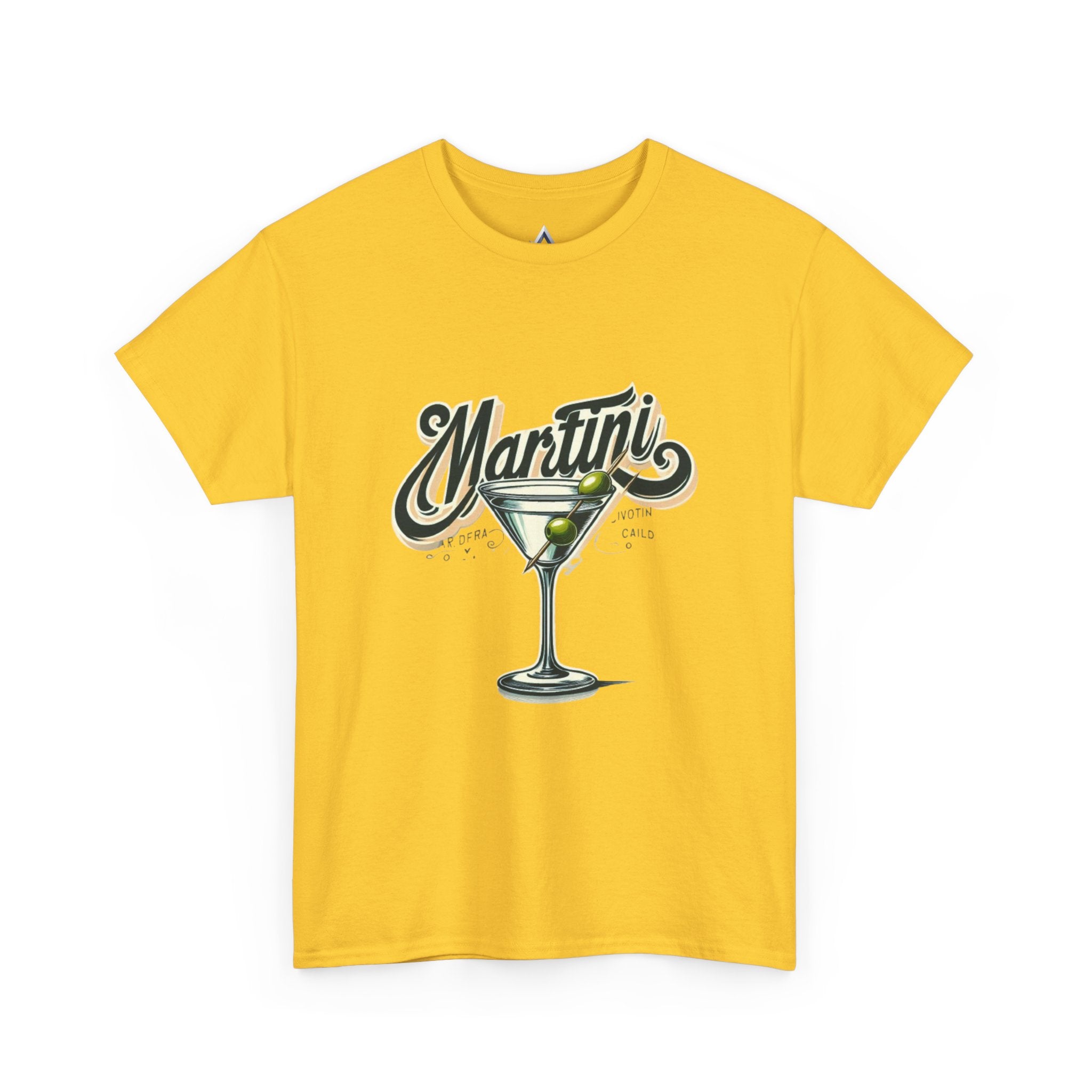 Martini Cocktail Unisex Heavy Cotton Tee
