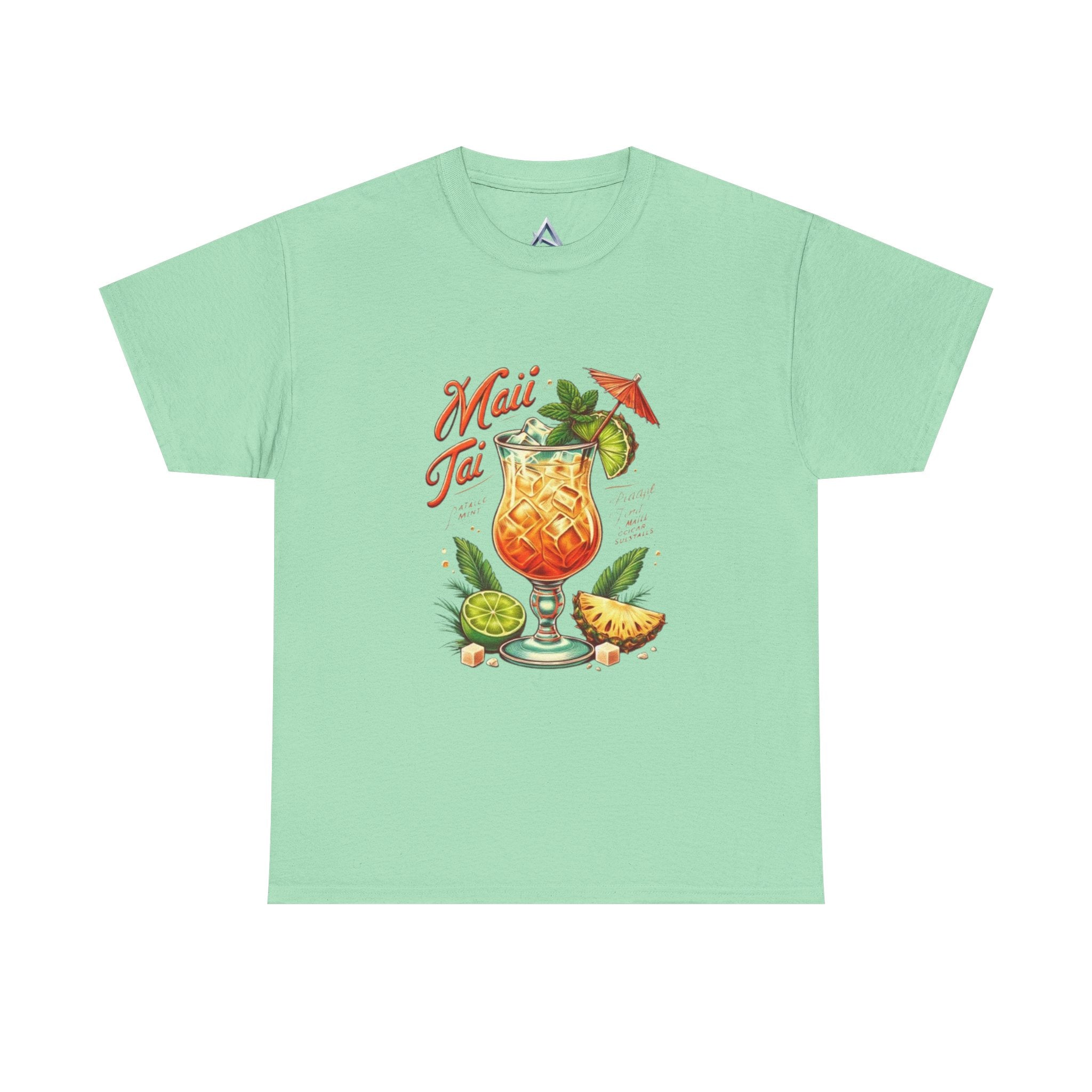 Maui Tai Cocktail Unisex Heavy Cotton Tee