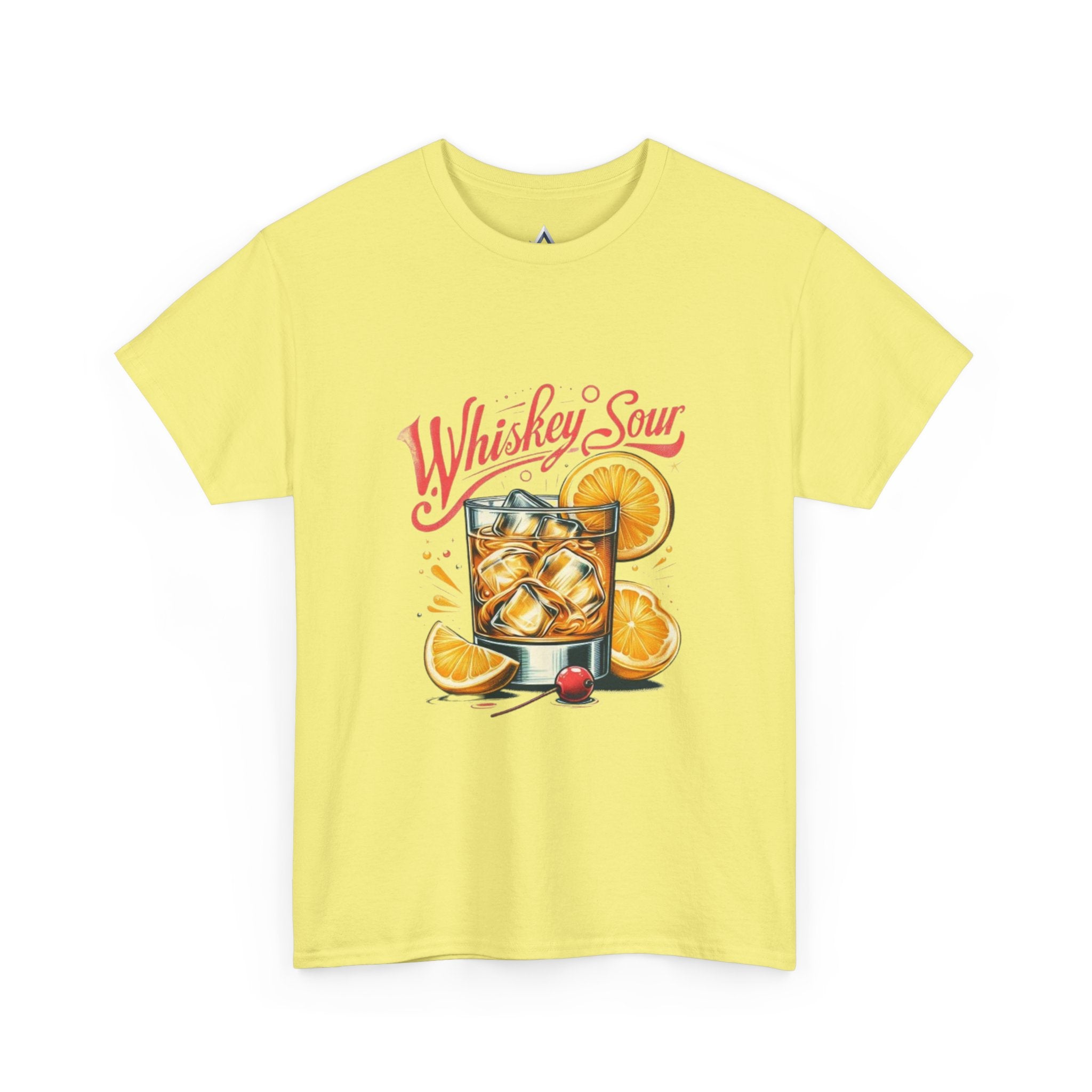 Whiskey Sour Cocktail Unisex Heavy Cotton Tee