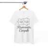 Romantic Couple Puzzle Custom Heavy Cotton Tee