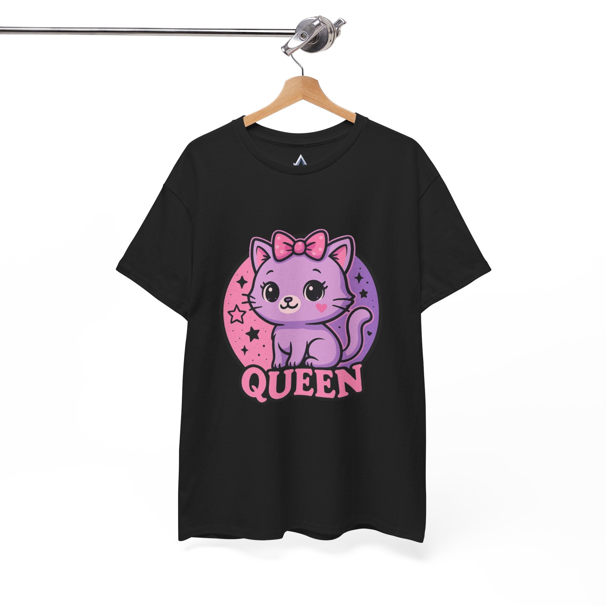 Cute Cat Queen Unisex Heavy Cotton Tee