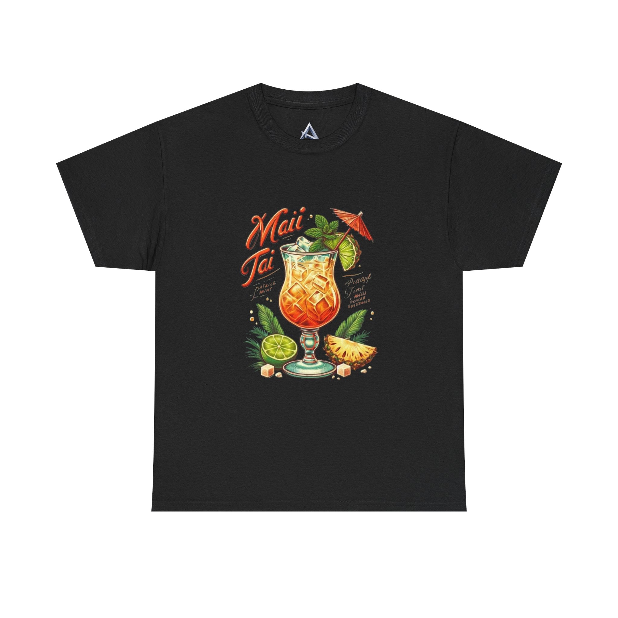 Maui Tai Cocktail Unisex Heavy Cotton Tee