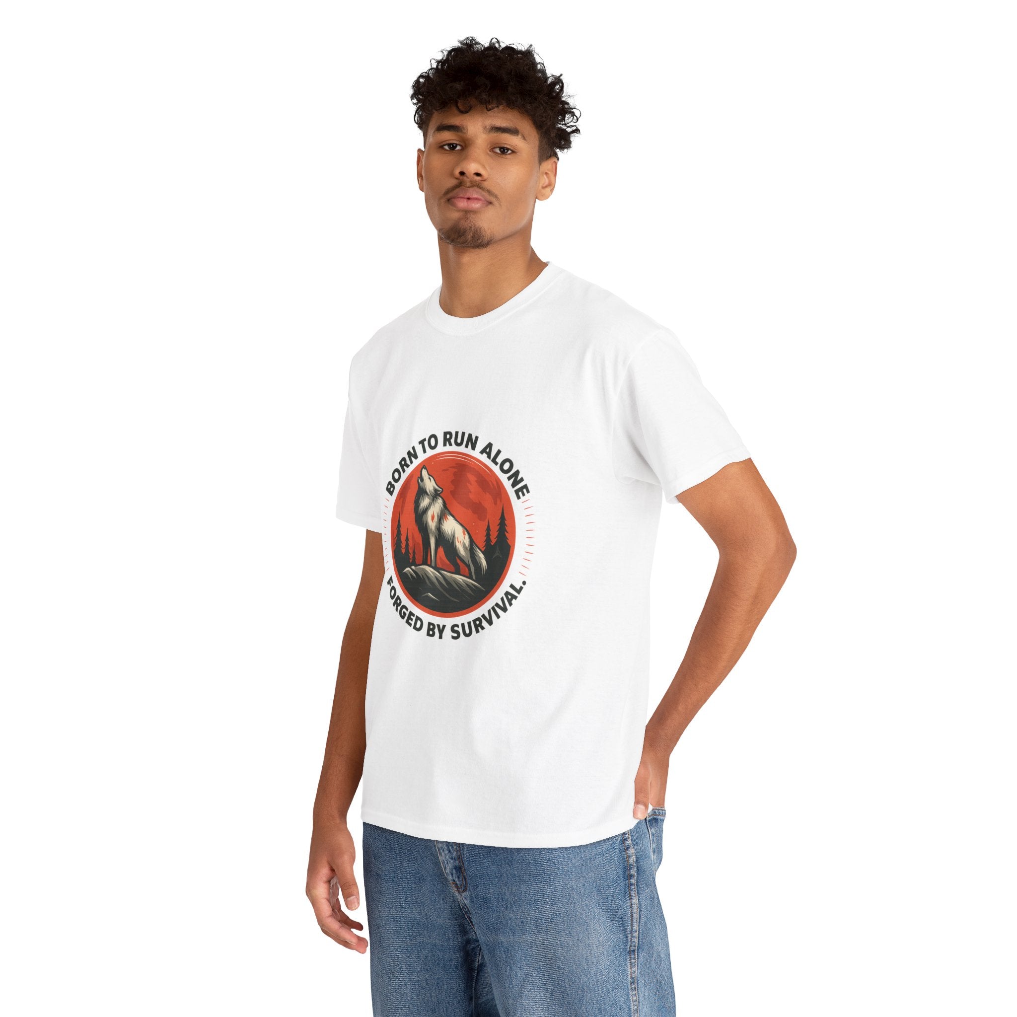 Wolf Graphic Heavy Cotton Tee