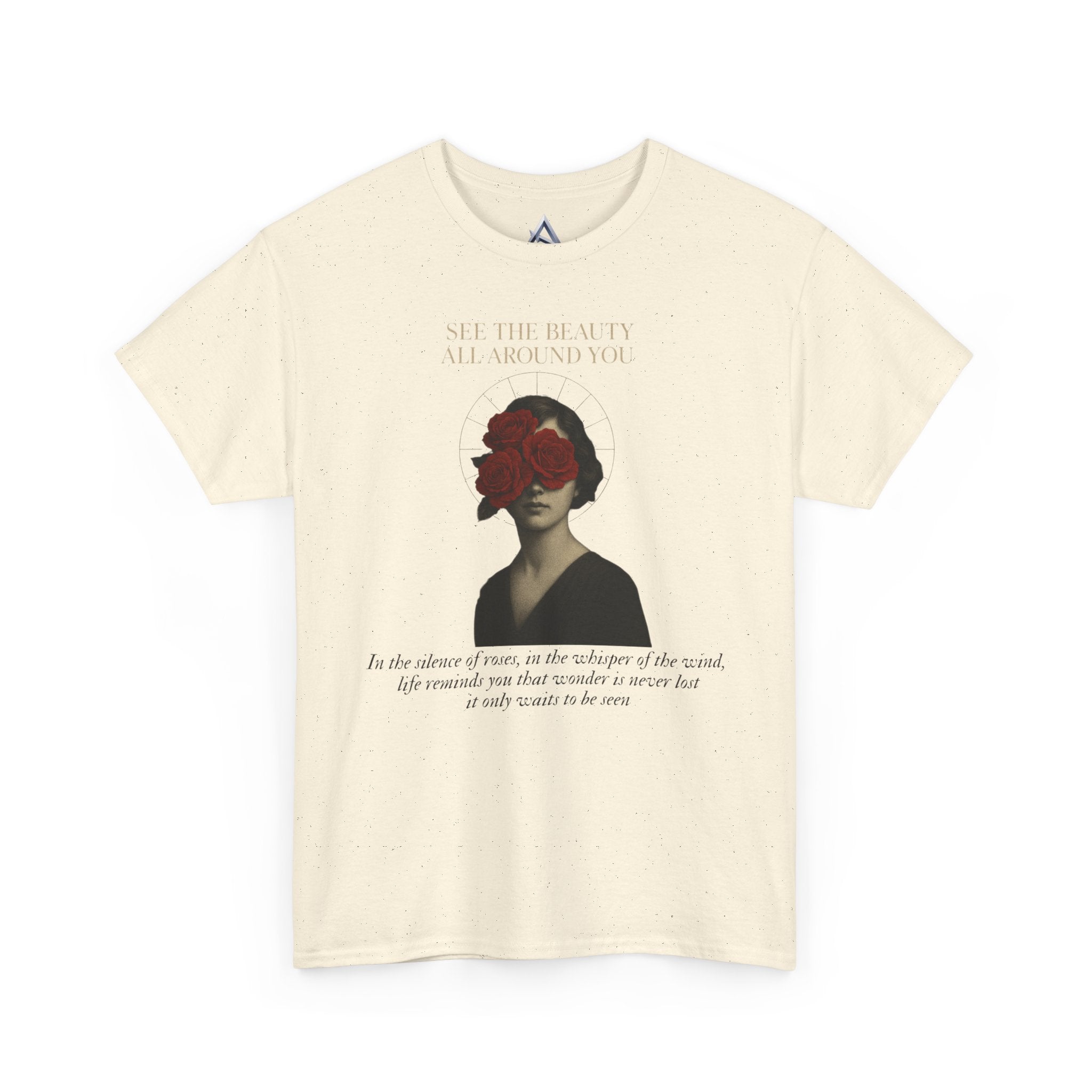 Artistic Floral Heavy Cotton Tee