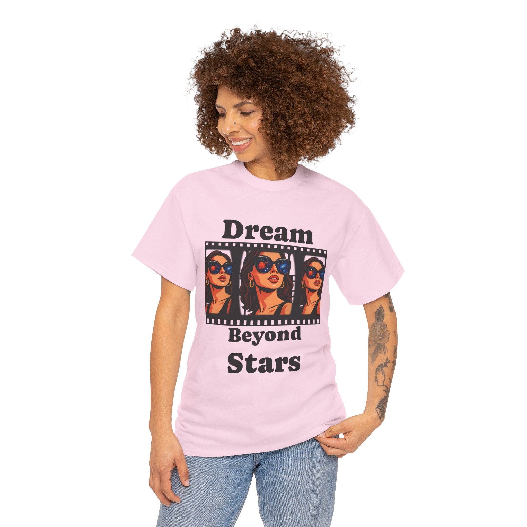 Dream Beyond Stars Unisex Heavy Cotton Tee