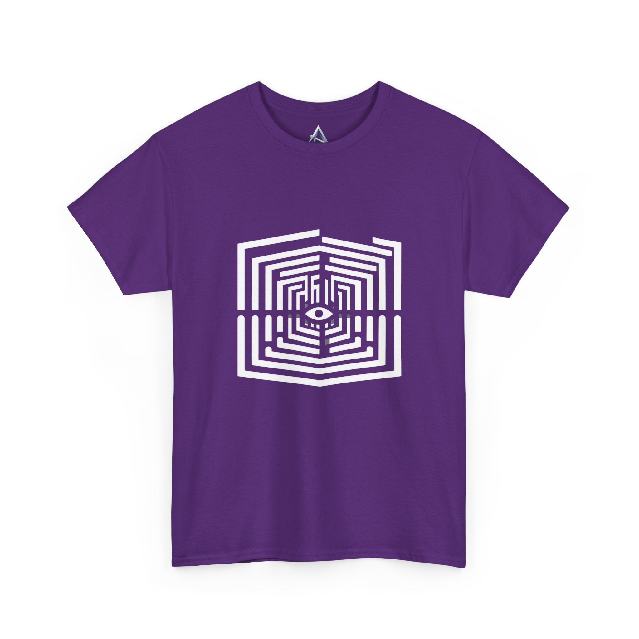 Geometric Maze Heavy Cotton Tee