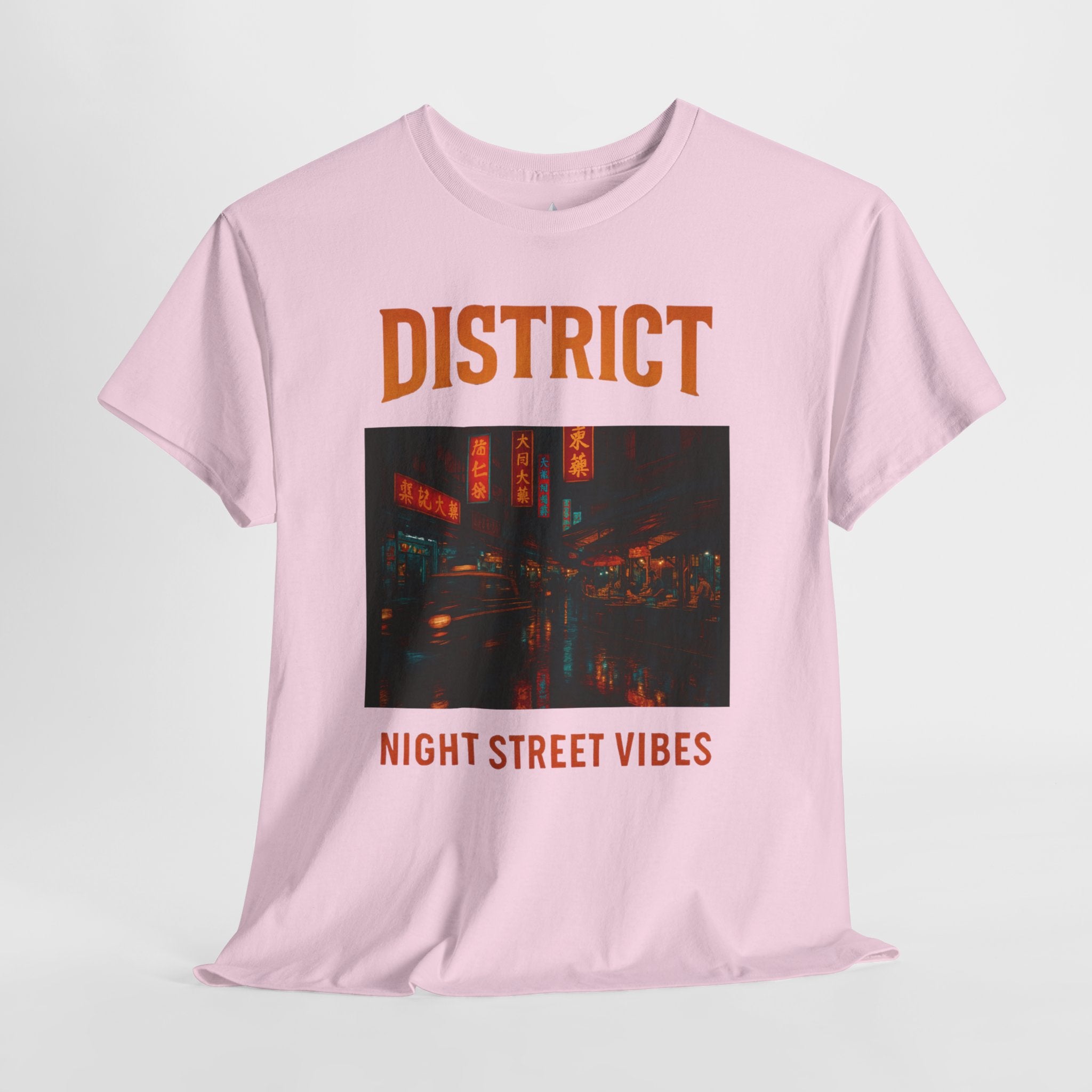 District Night Street Vibes Unisex Heavy Cotton Tee