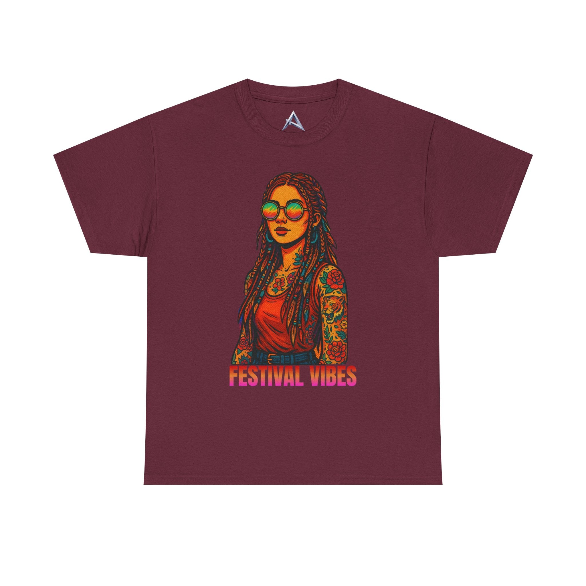 Festival Vibes Unisex Heavy Cotton Tee
