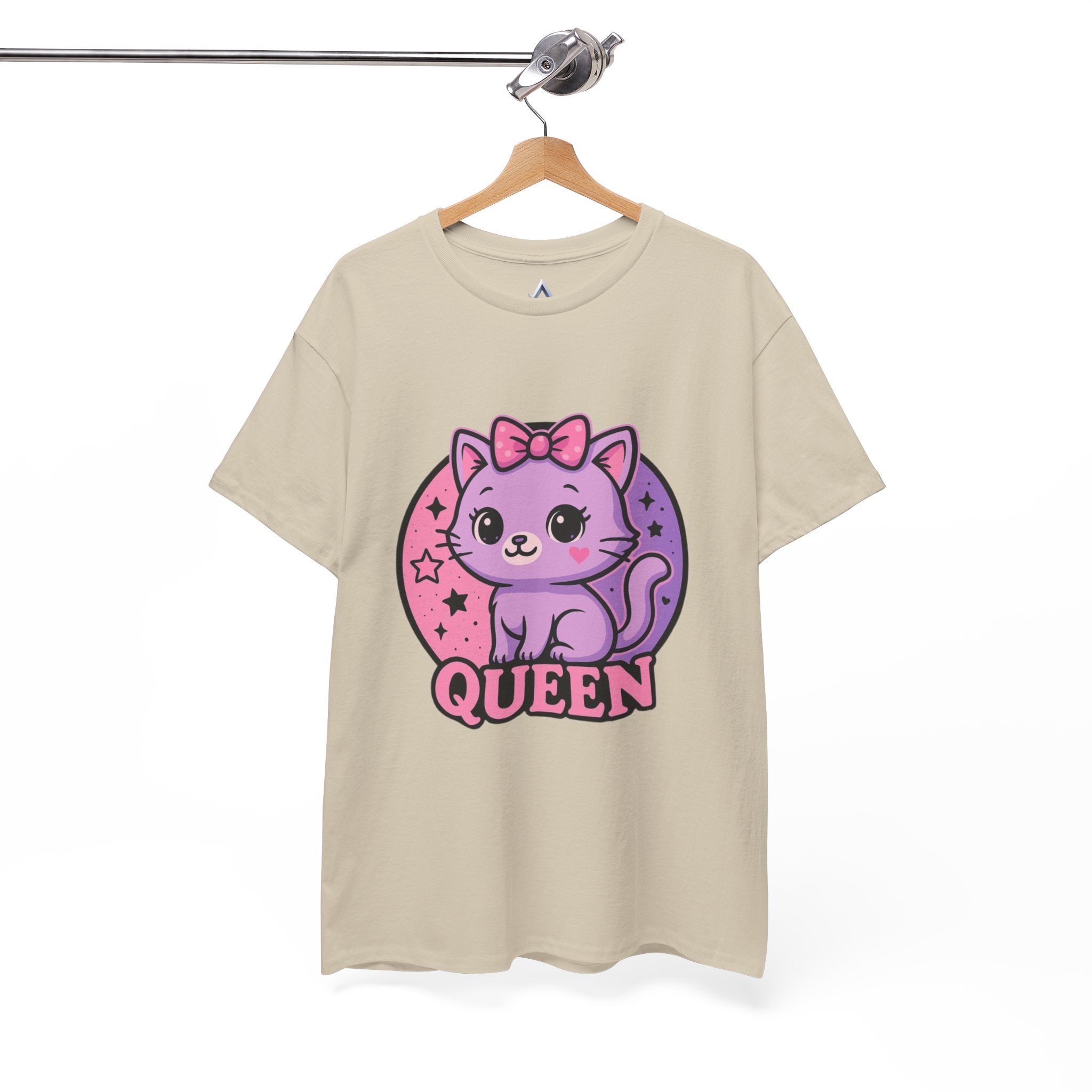 Cute Cat Queen Unisex Heavy Cotton Tee