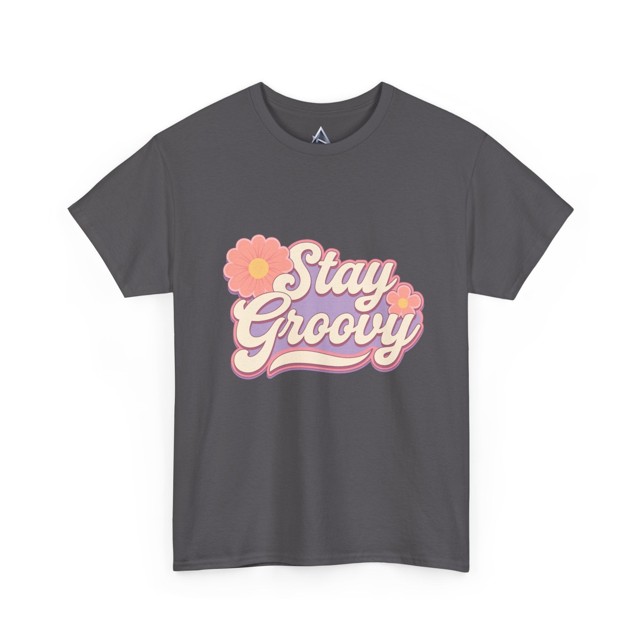Stay Groovy Retro Unisex Heavy Cotton Tee
