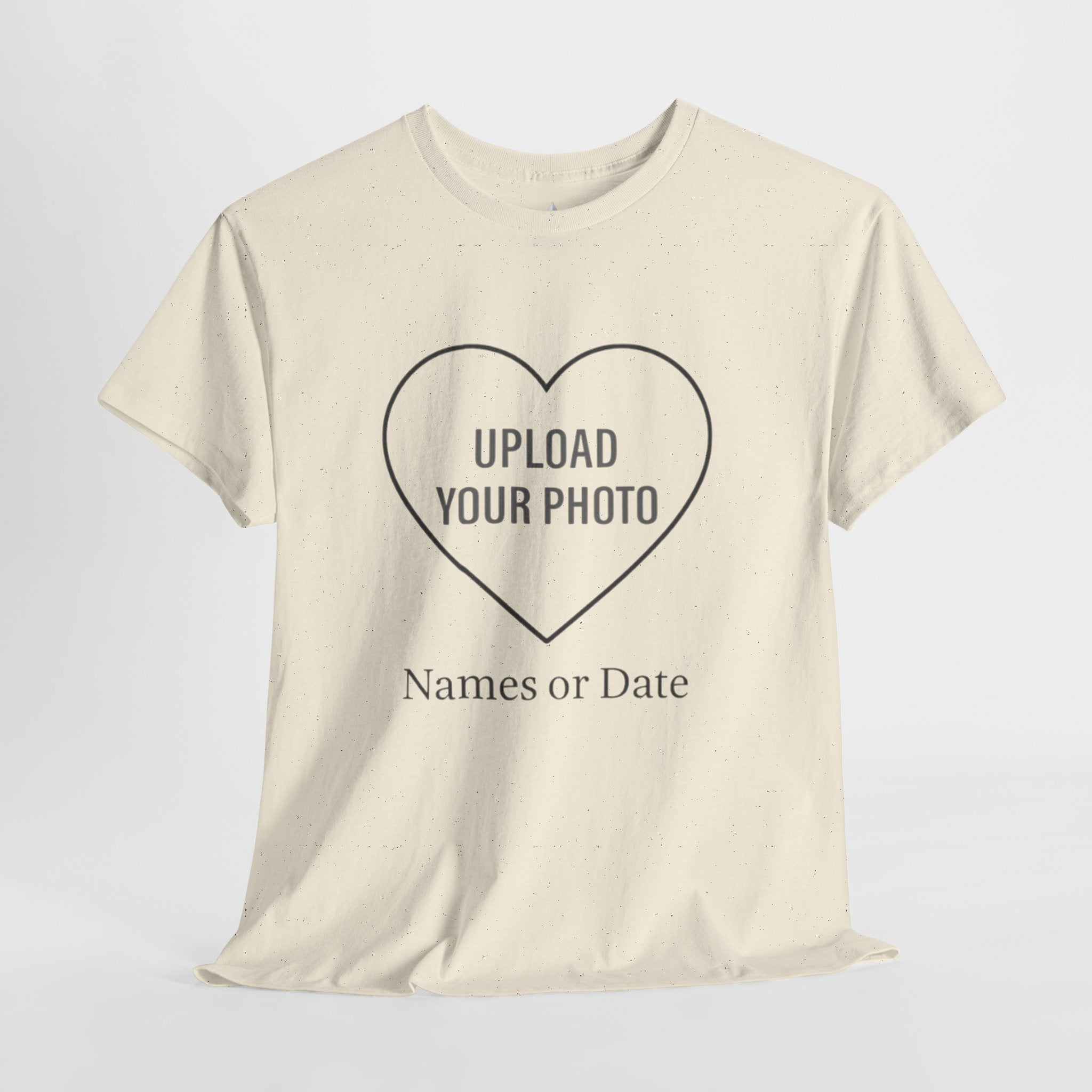 Photo Heart Custom - Heavy Cotton Tee