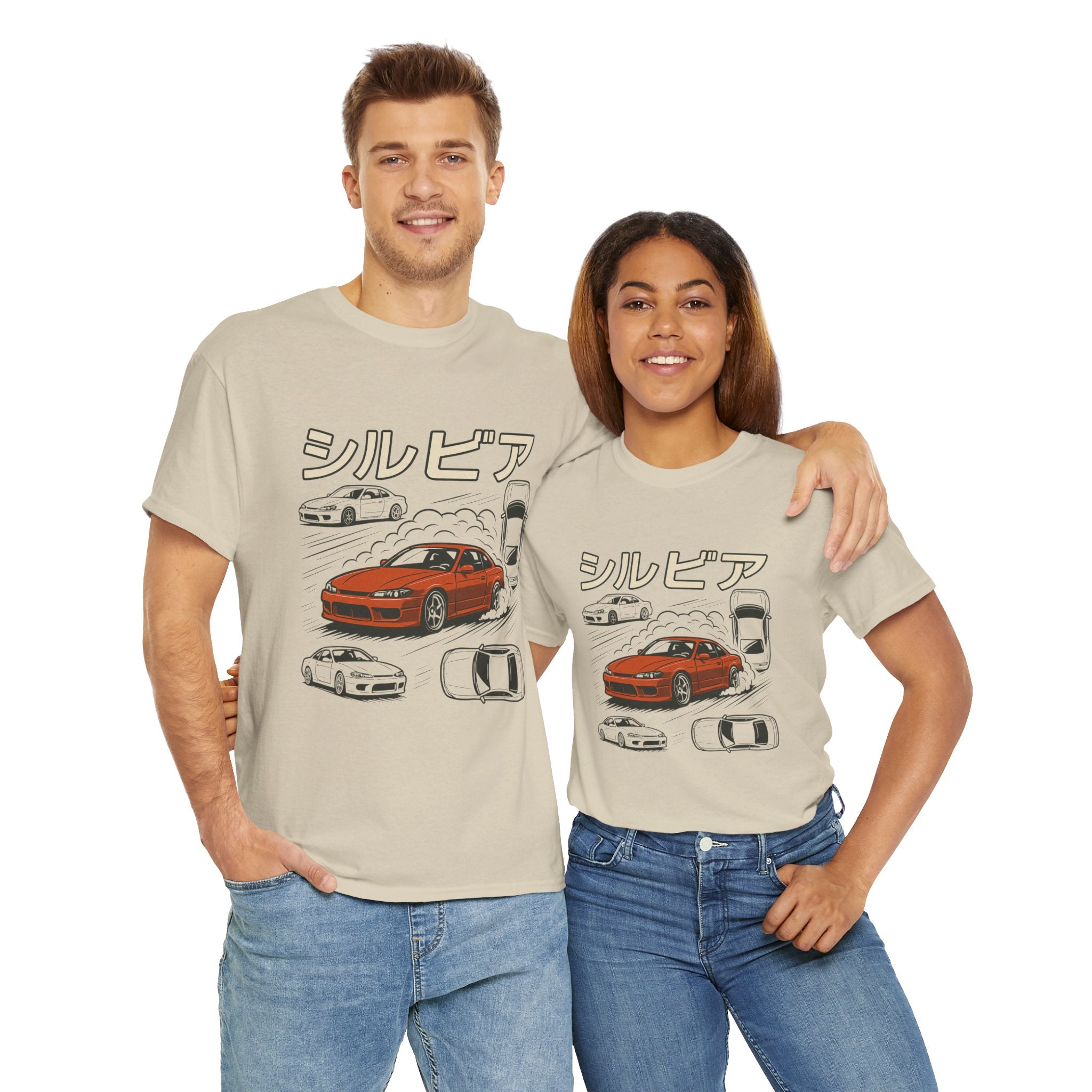 Stylish Car Graphic Unisex Heavy Cotton Tee