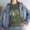 Martini Cocktail Unisex Heavy Cotton Tee
