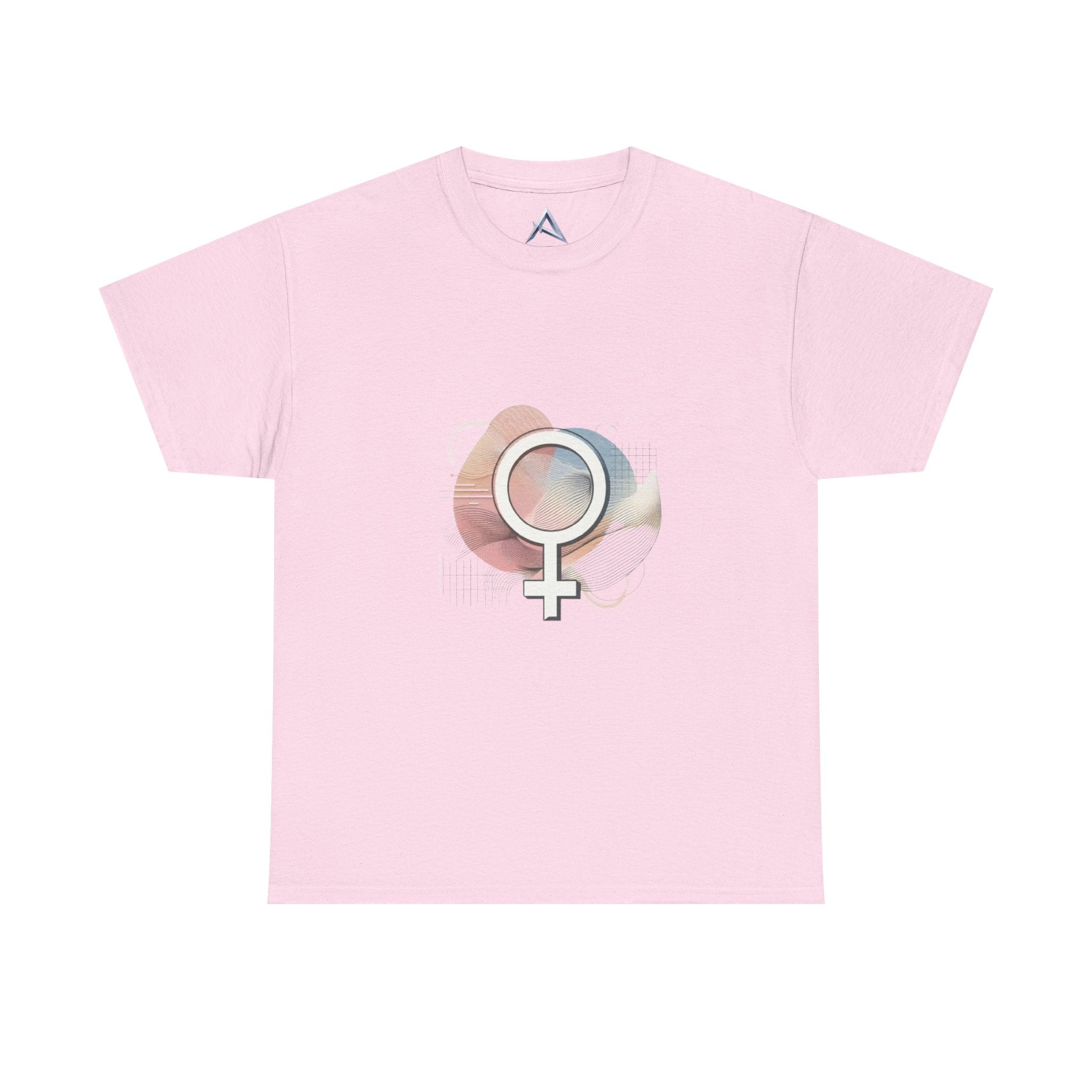 Artistic Female Symbol Unisex Heavy Cotton Tee