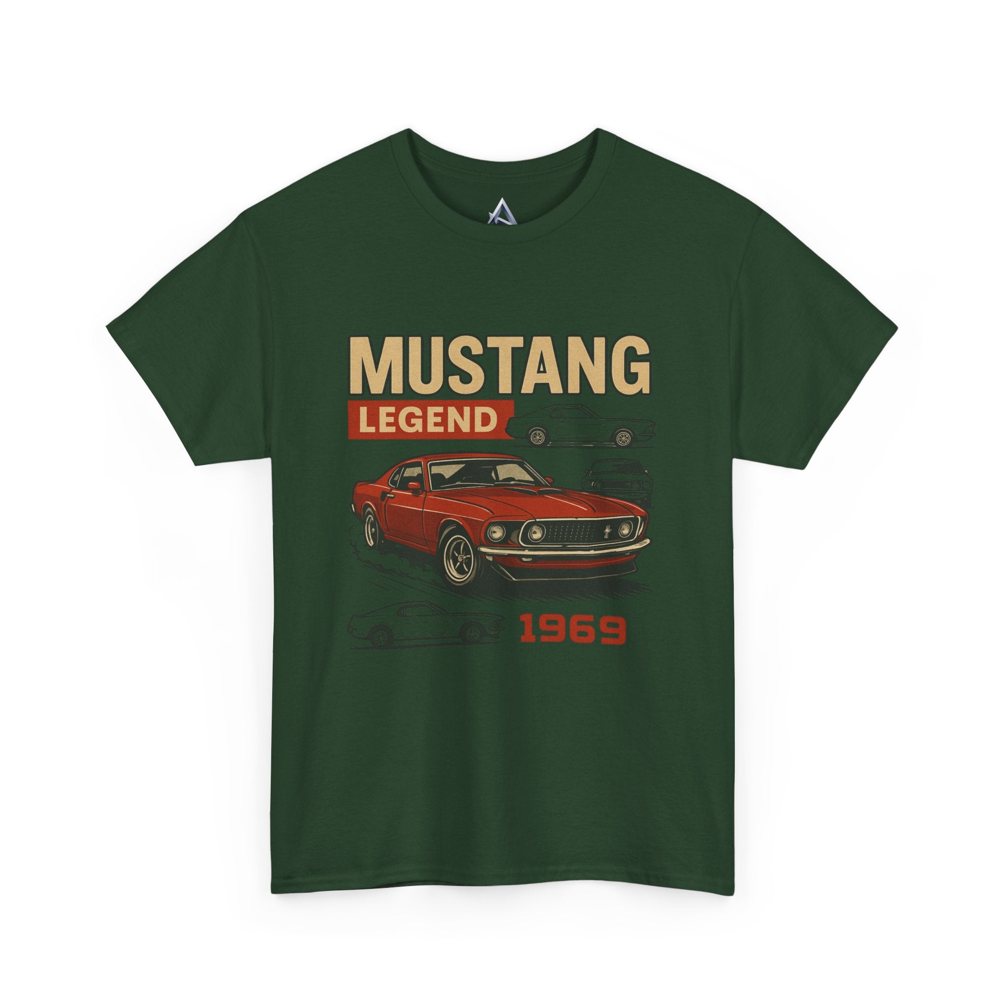 1969 Mustang Legend Unisex Heavy Cotton Tee