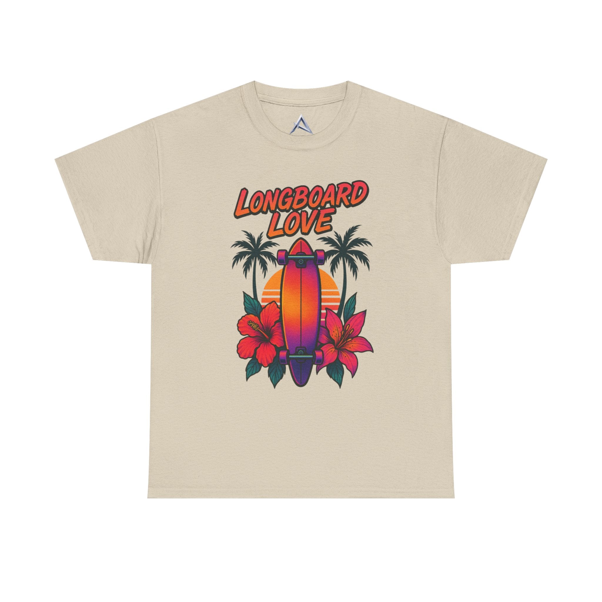Longboard Love Unisex Heavy Cotton Tee