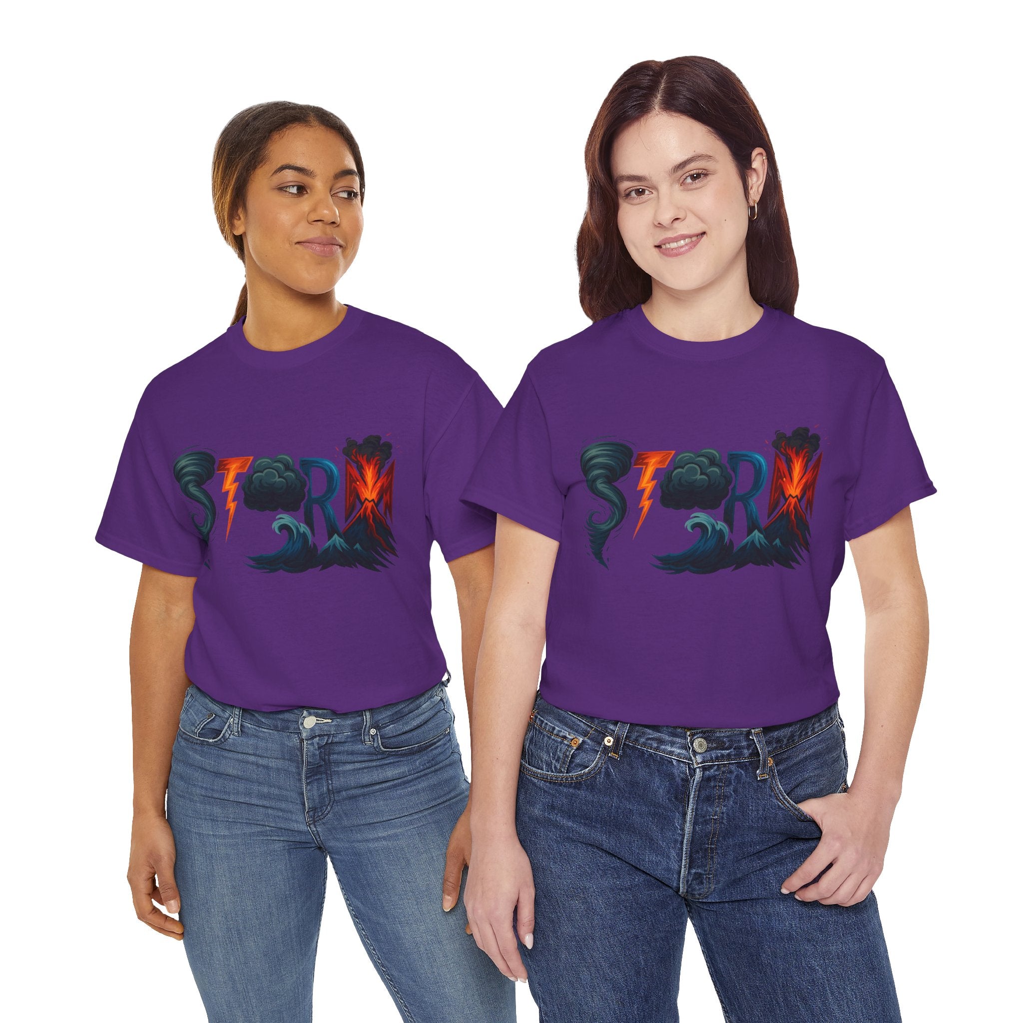 Storm Vibrant Graphic Unisex Heavy Cotton Tee