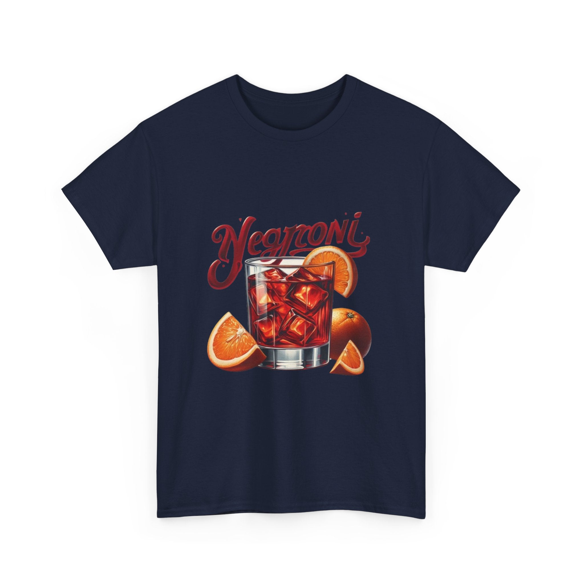 Negroni Cocktail Unisex Heavy Cotton Tee