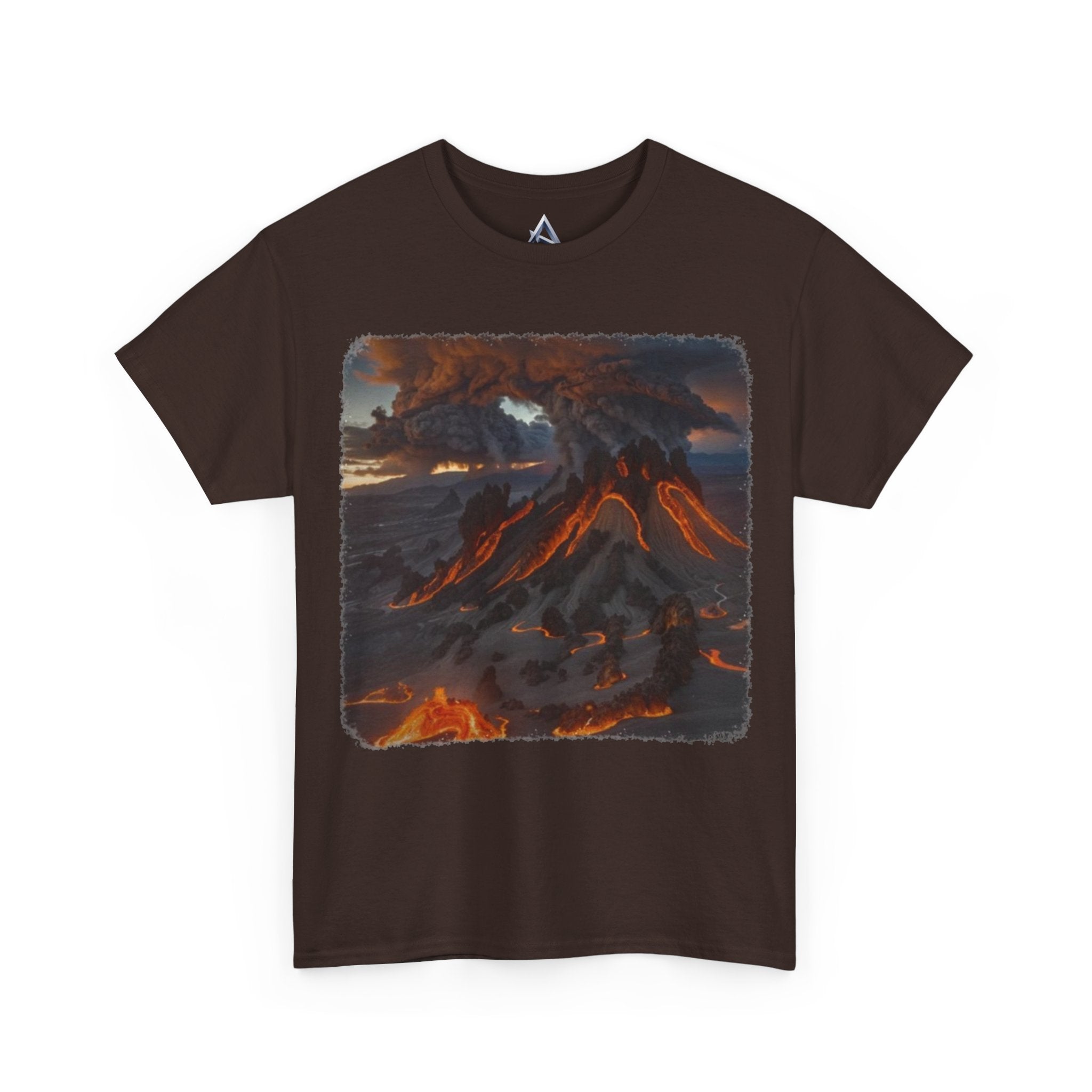 Volcanic Eruption Unisex Heavy Cotton Tee