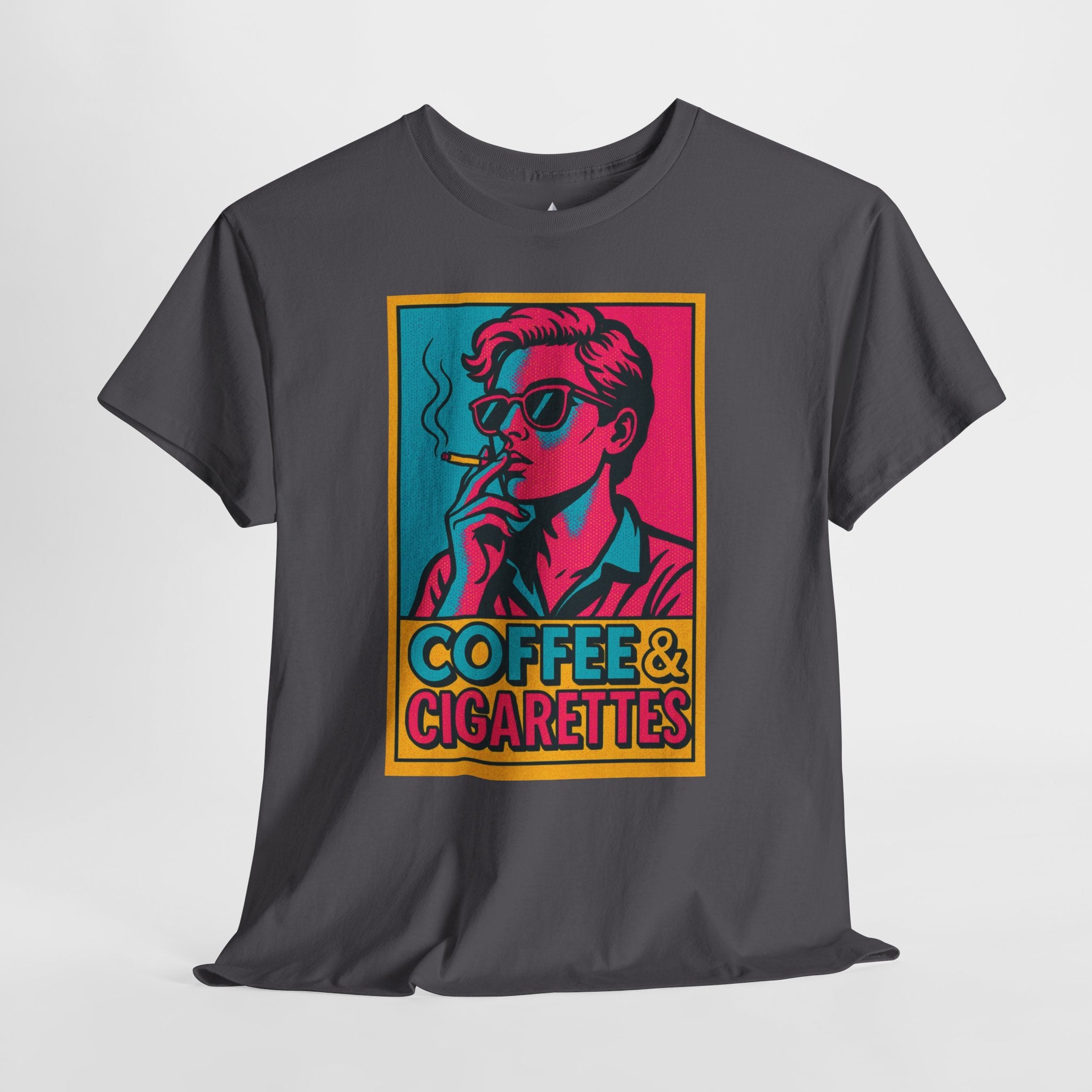 Coffee & Cigarettes Vintage Unisex Heavy Cotton Tee