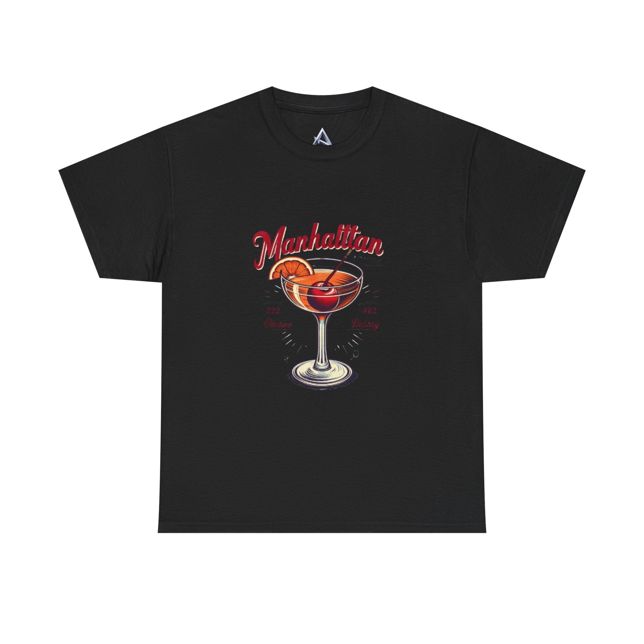 Manhattan Cocktail Unisex Heavy Cotton Tee