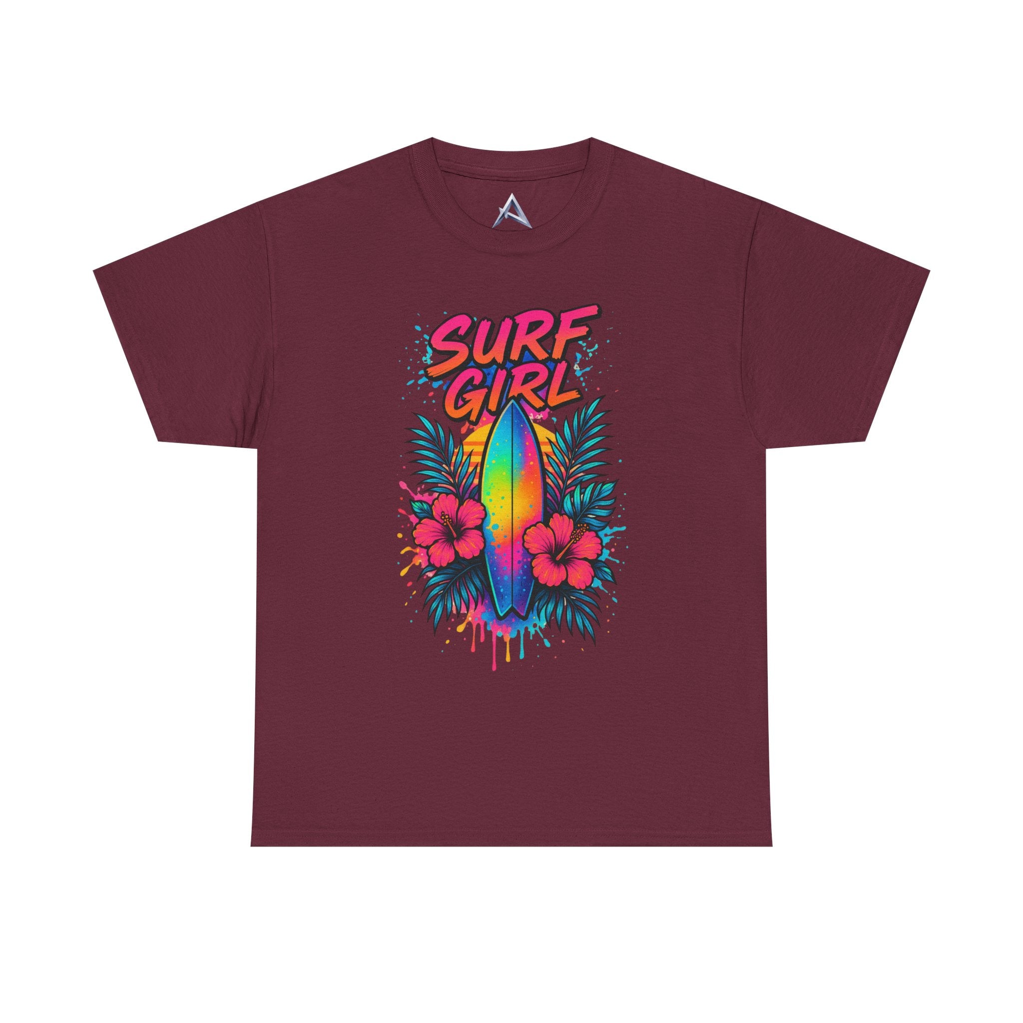 Surf Girl Vintage Heavy Cotton Tee