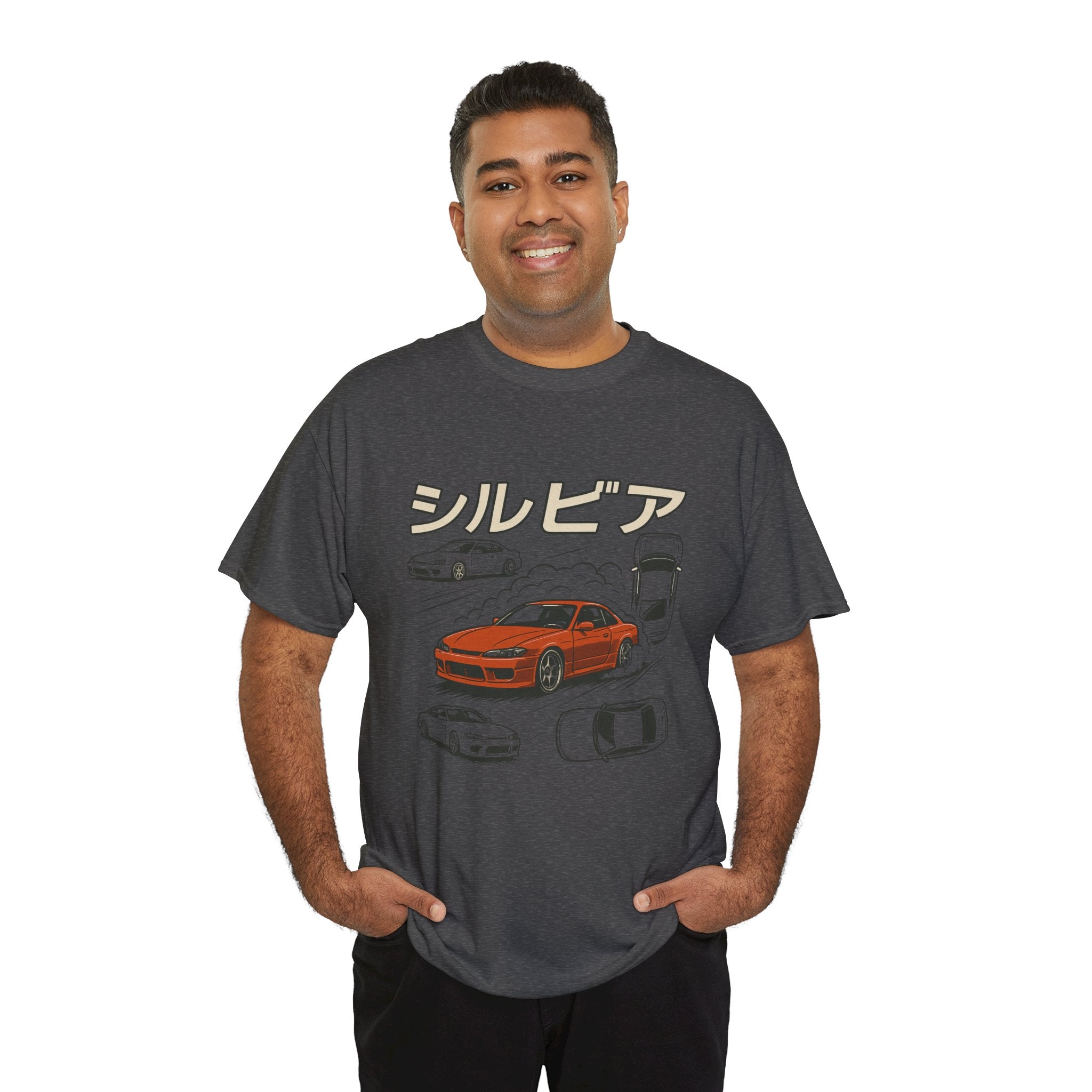 Stylish Car Graphic Unisex Heavy Cotton Tee
