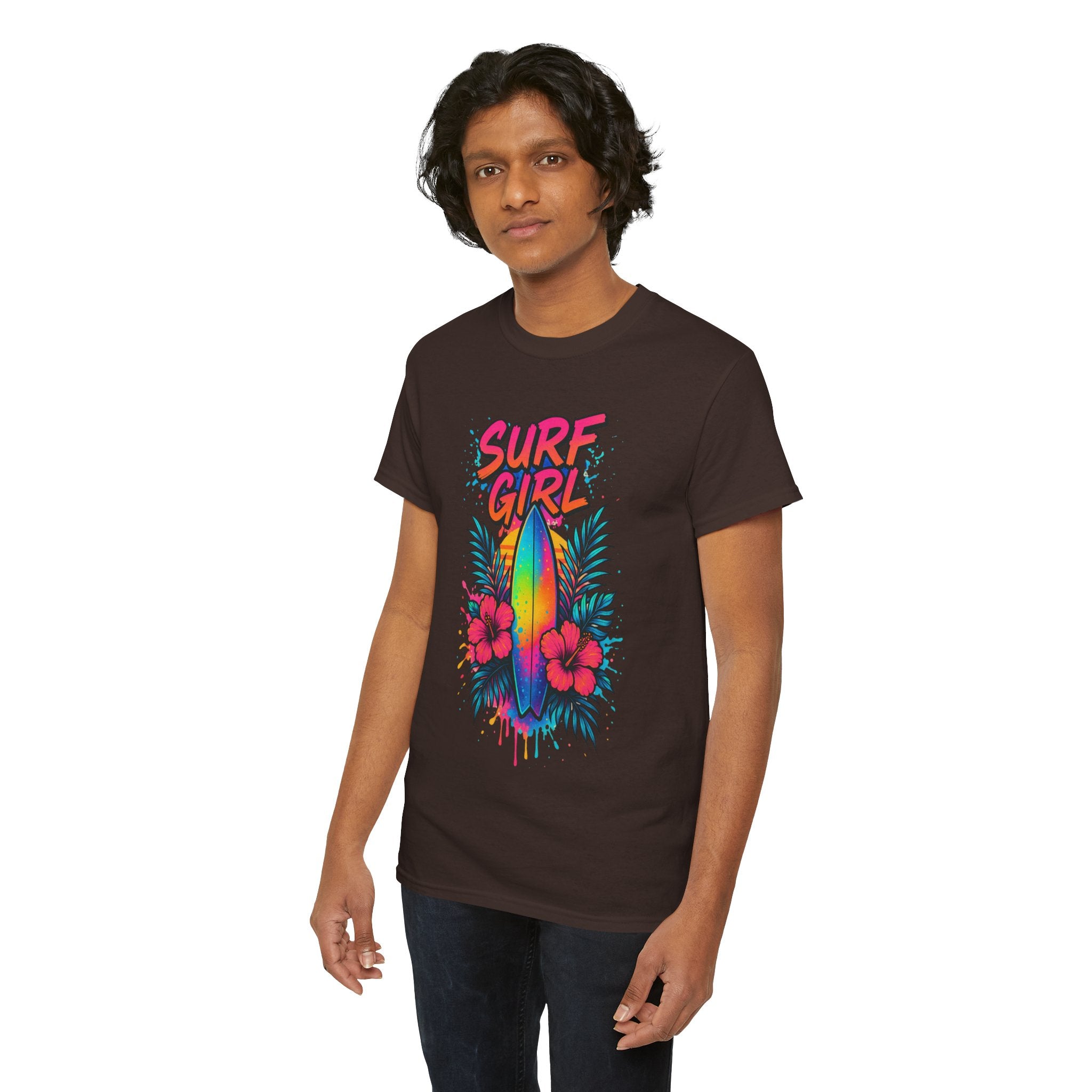 Surf Girl Vintage Heavy Cotton Tee