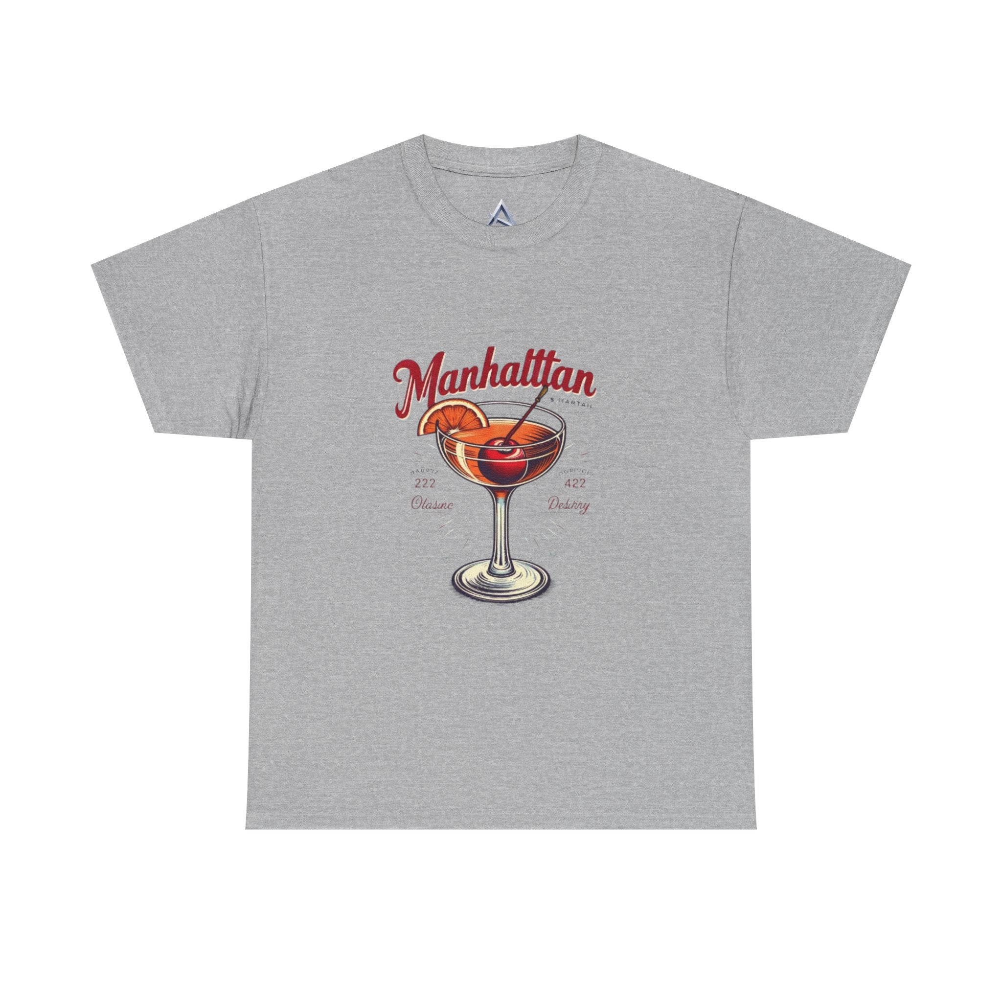 Manhattan Cocktail Unisex Heavy Cotton Tee