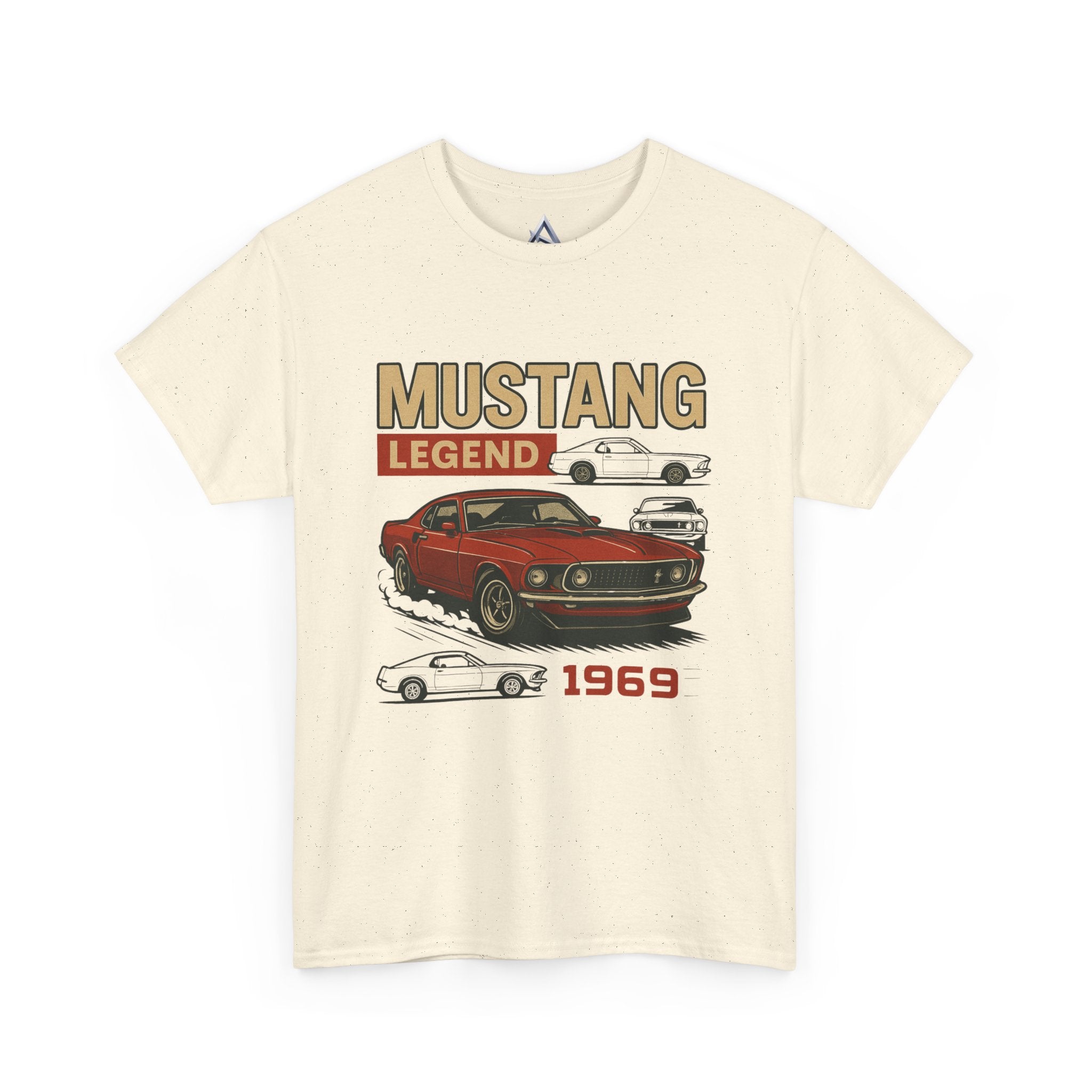 1969 Mustang Legend Unisex Heavy Cotton Tee