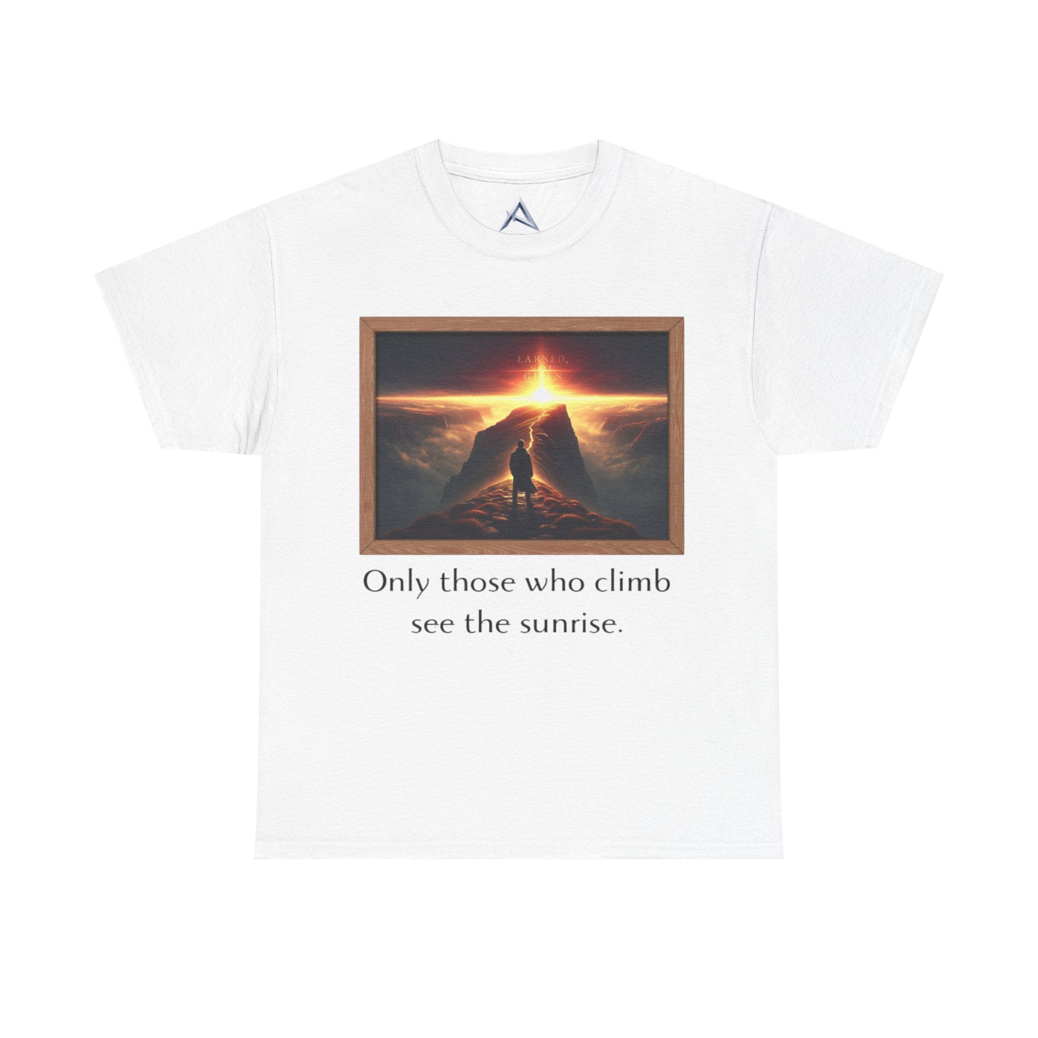 Inspirational Climb Heavy Cotton Tee