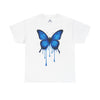 Blue Butterfly Art Unisex Heavy Cotton Tee