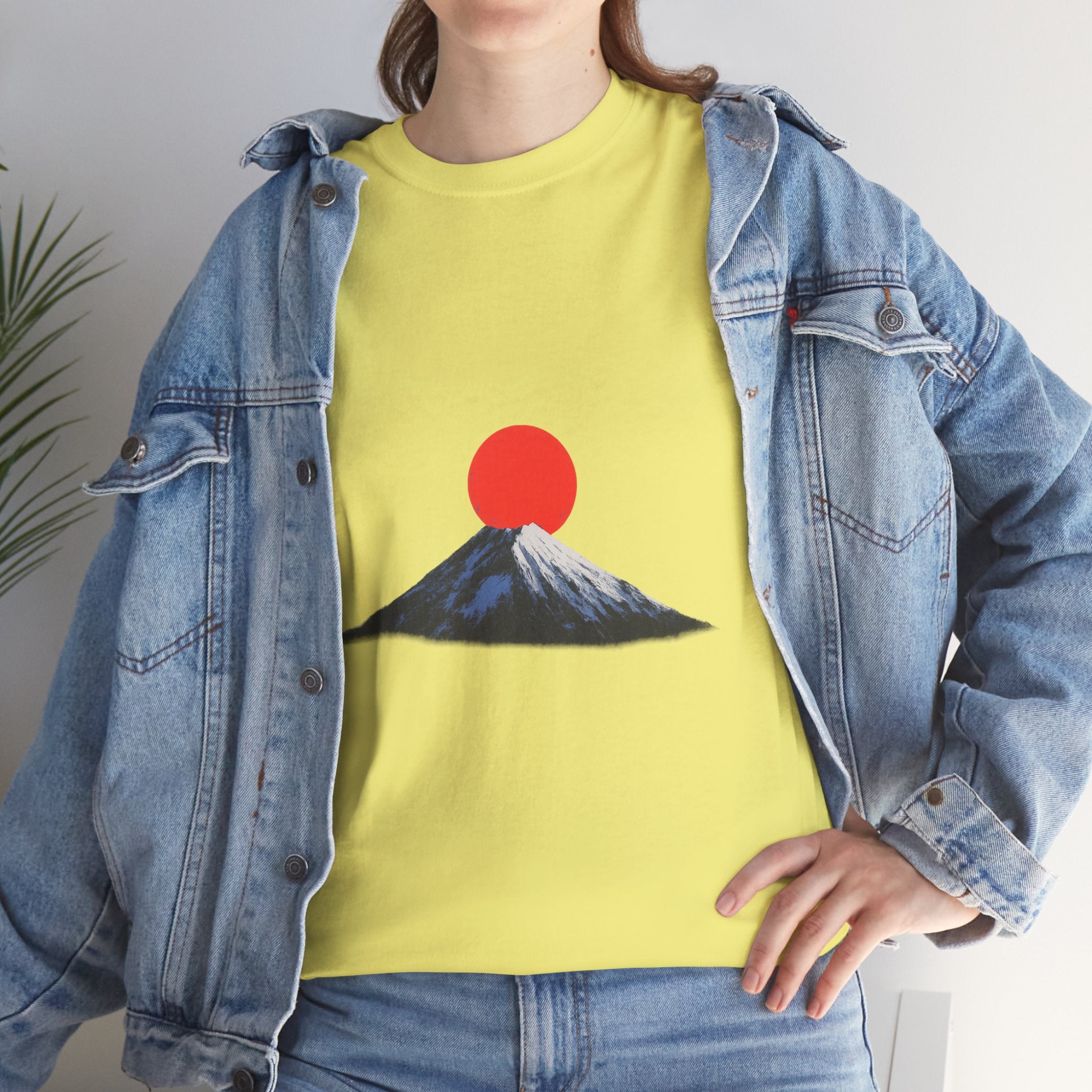 Mountain Sunrise Unisex Heavy Cotton Tee