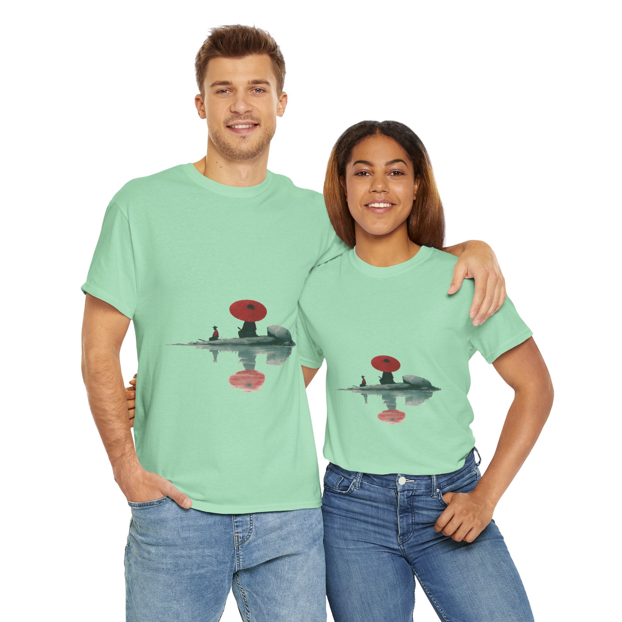 Tranquil Landscape Heavy Cotton Tee