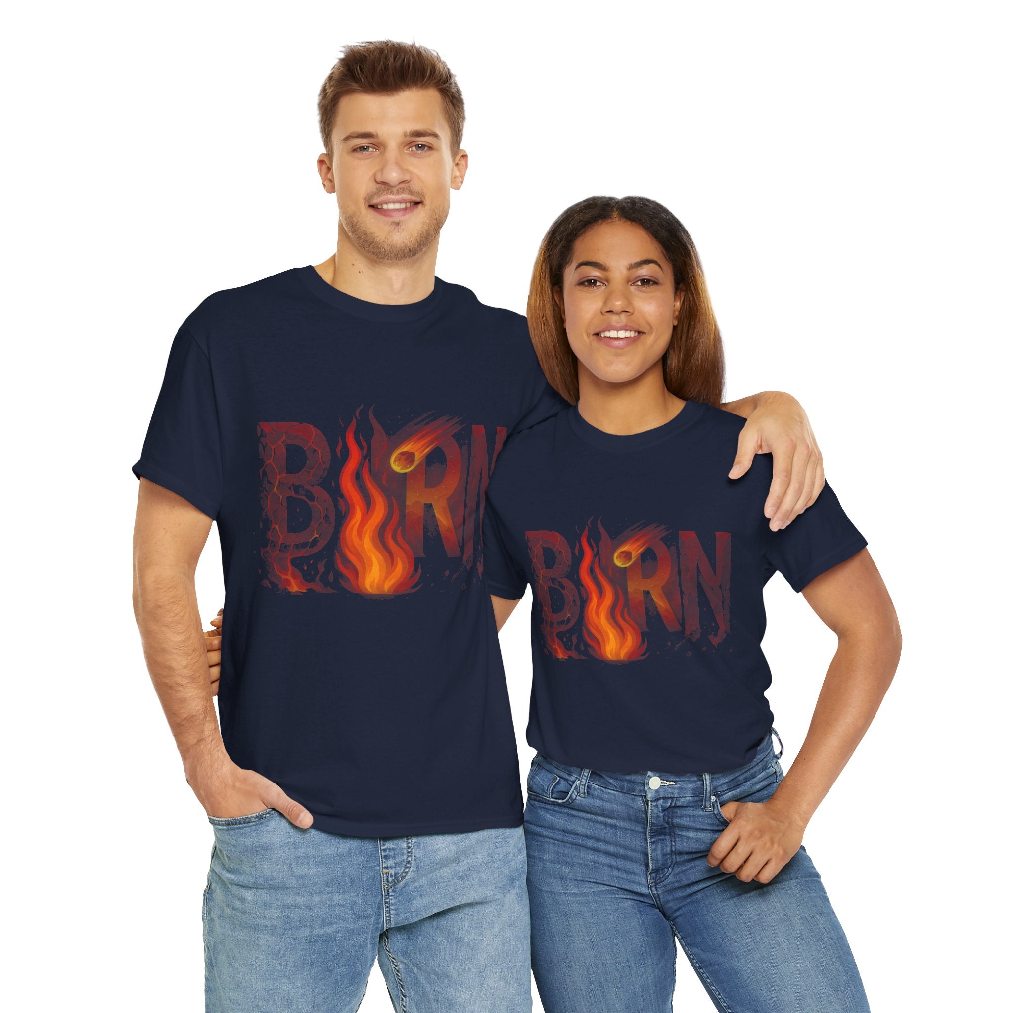 Burn Graphic Unisex Heavy Cotton Tee