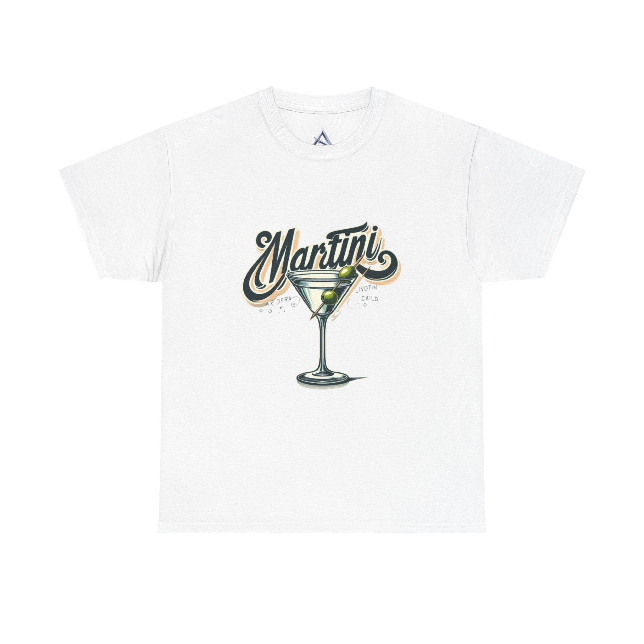 Martini Cocktail Unisex Heavy Cotton Tee
