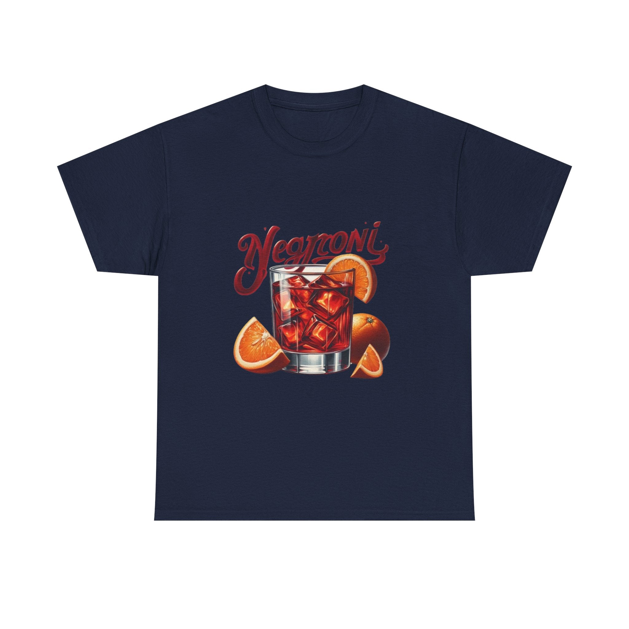Negroni Cocktail Unisex Heavy Cotton Tee