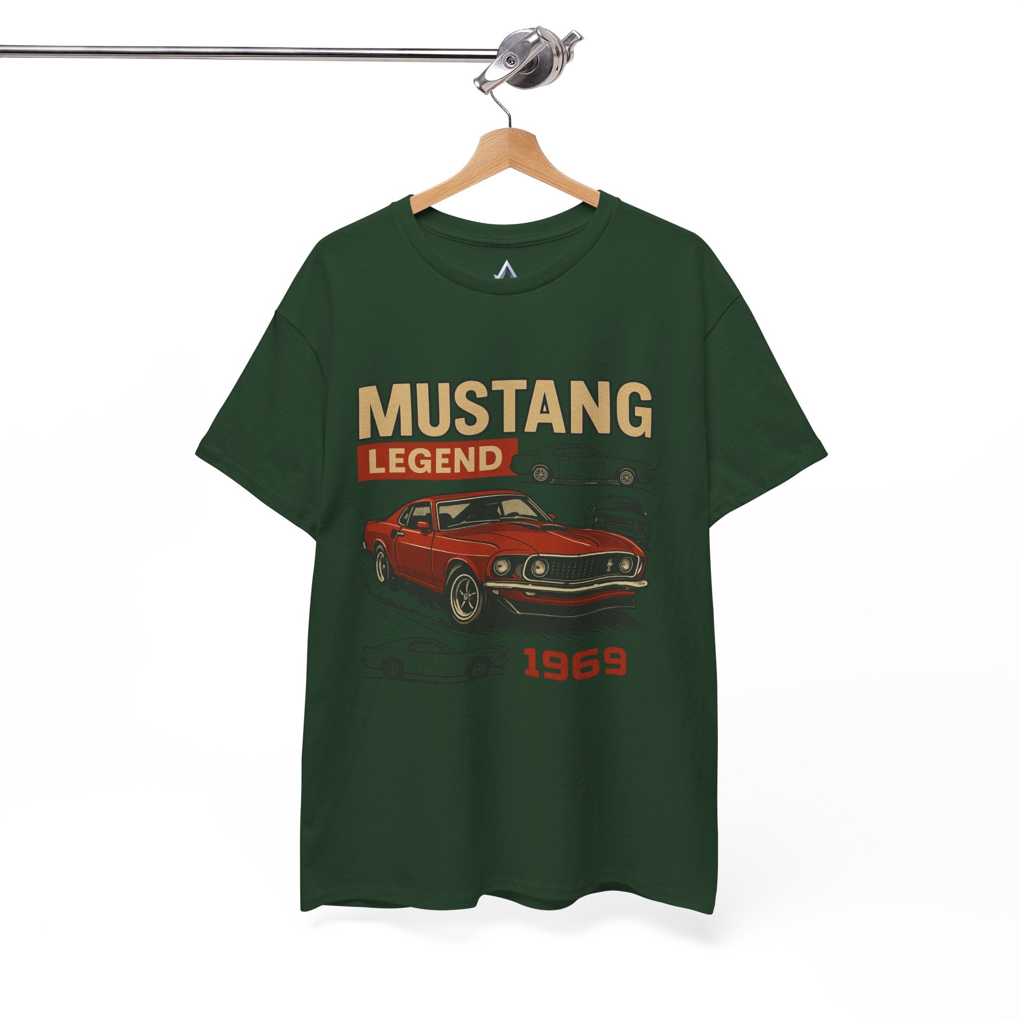 1969 Mustang Legend Unisex Heavy Cotton Tee