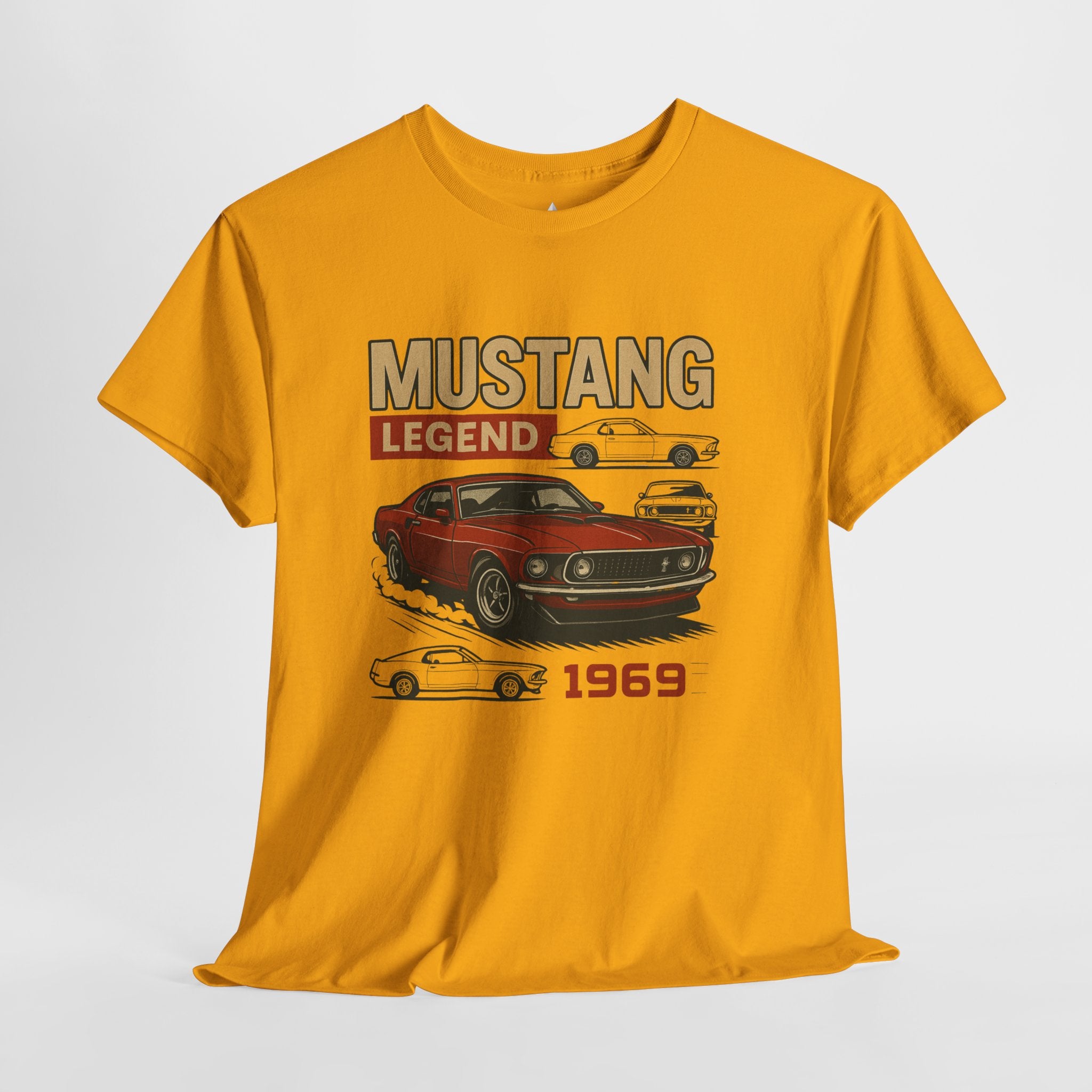 1969 Mustang Legend Unisex Heavy Cotton Tee